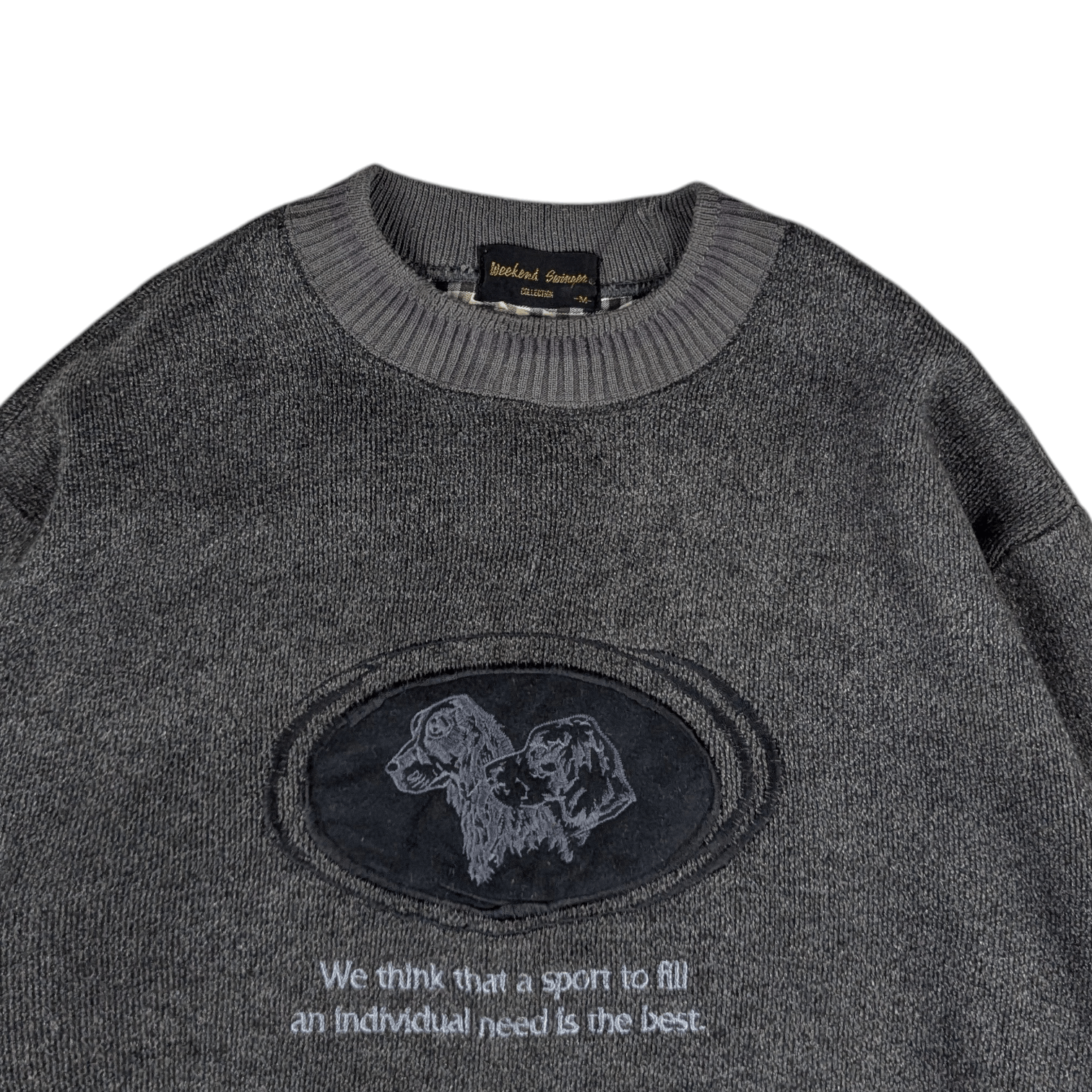 Japanese Brand Vintage 90's WEEKEND SWINDER Big Image Sweatshirts Size US M / EU 48-50 / 2 - 5 Thumbnail