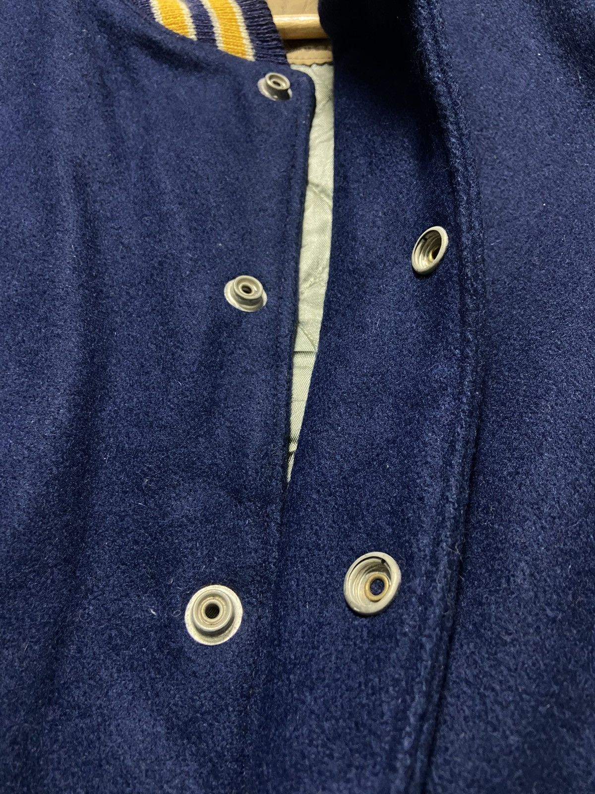 Golden Bear Vintage 90s Golden Bear Wool-Leather Varsity Jacket Size US L / EU 52-54 / 3 - 11 Thumbnail