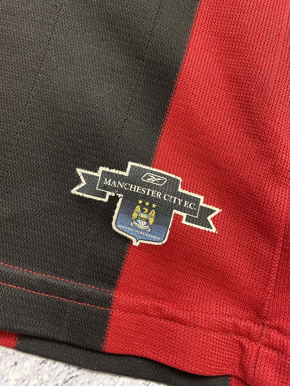 Reebok × Vintage Manchester City 2003 2004 Away Football Soccer Shirt Jersey Size US L / EU 52-54 / 3 - 9 Thumbnail