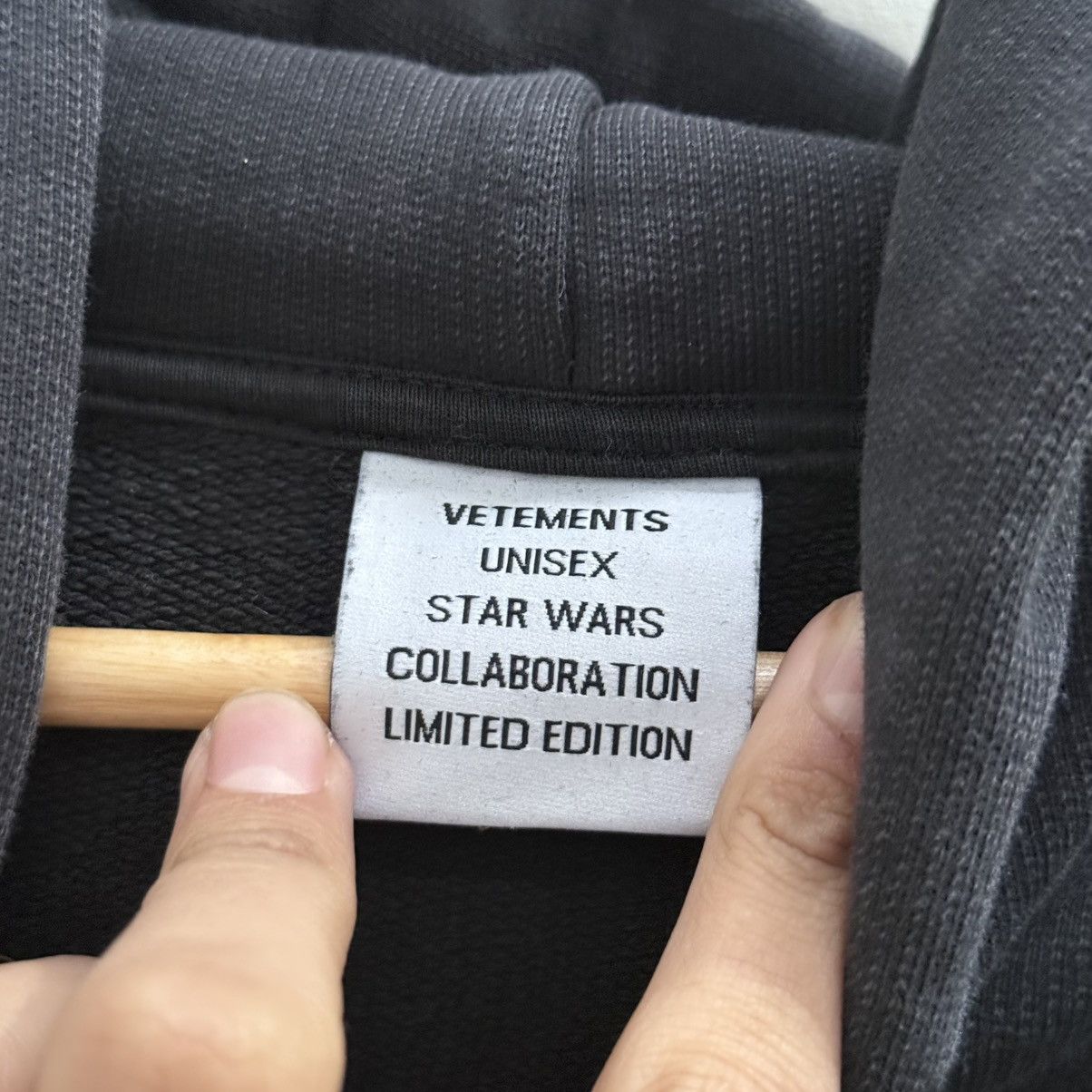 Vetements Vetements x Star Wars Limited Edition FW19 Black Hoodie Size US L / EU 52-54 / 3 - 5 Thumbnail