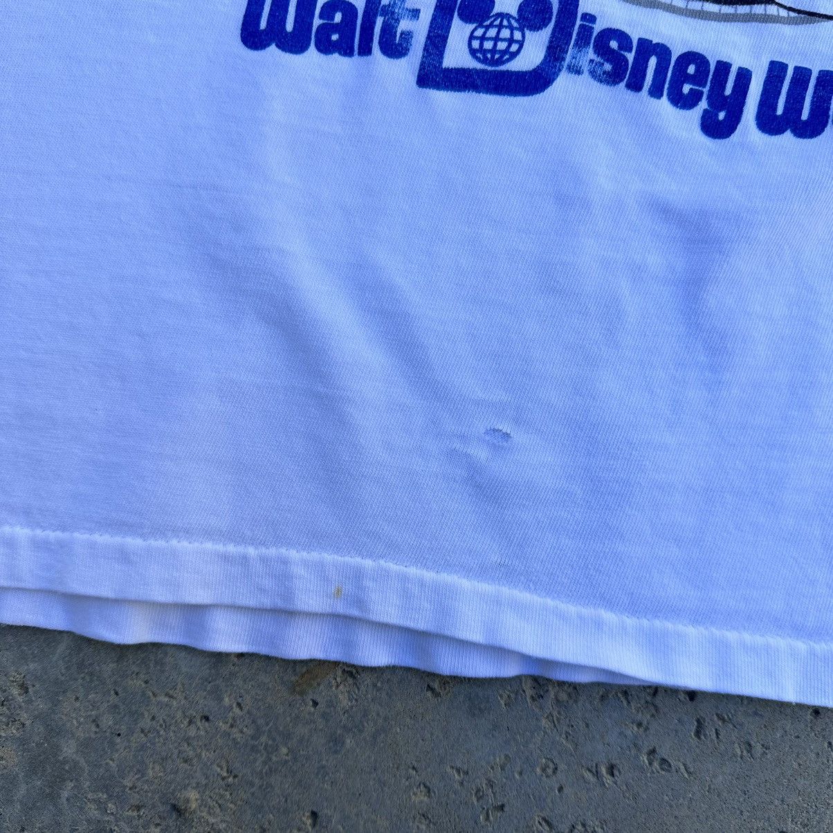 Disney Vintage 80’s Disney World Mickey Mouse Repaired Graphic Tee Size US XL / EU 56 / 4 - 4 Thumbnail