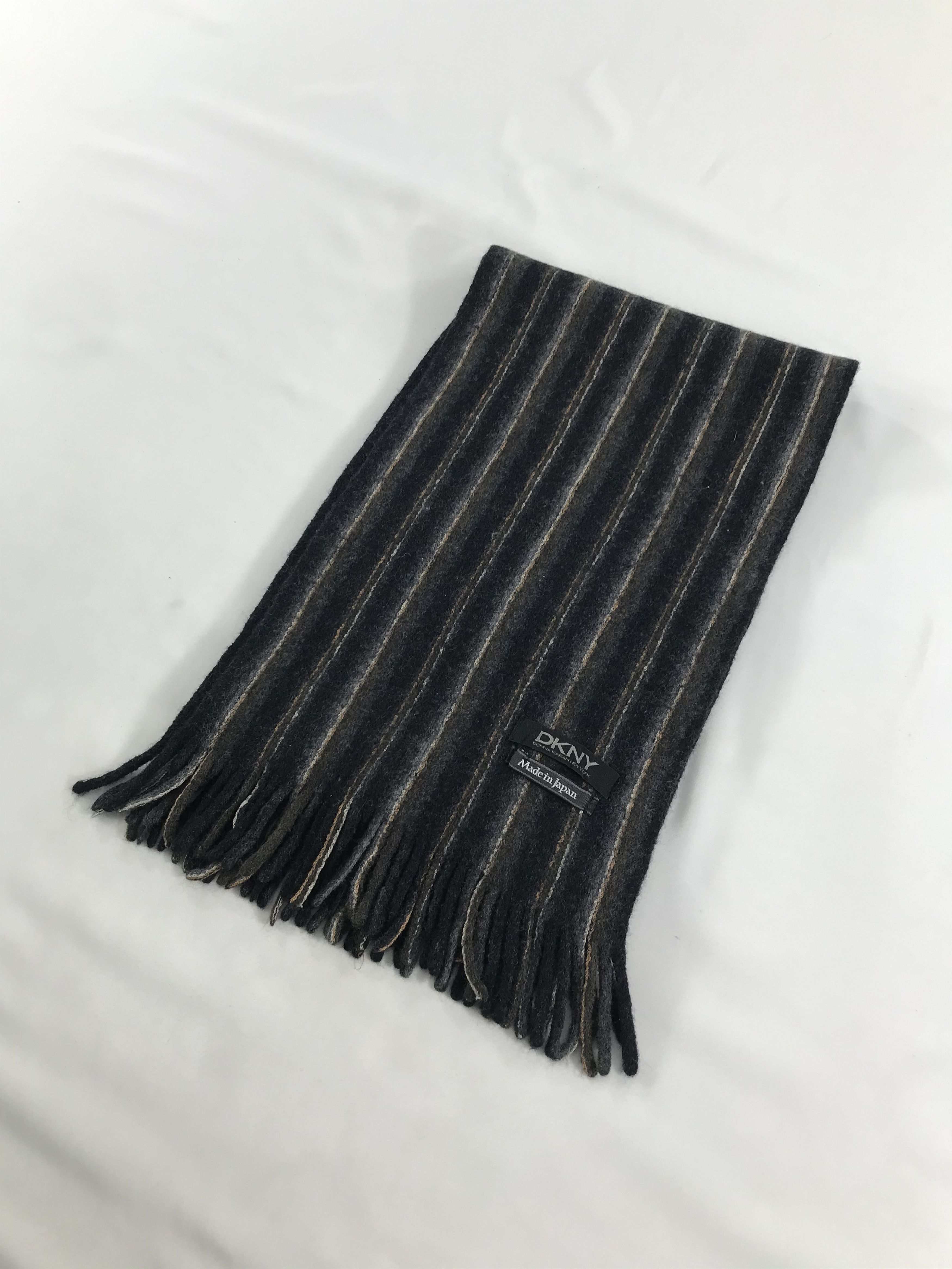 DKNY DKNY Wool Scarf Muffler V81 Size ONE SIZE - 3 Thumbnail
