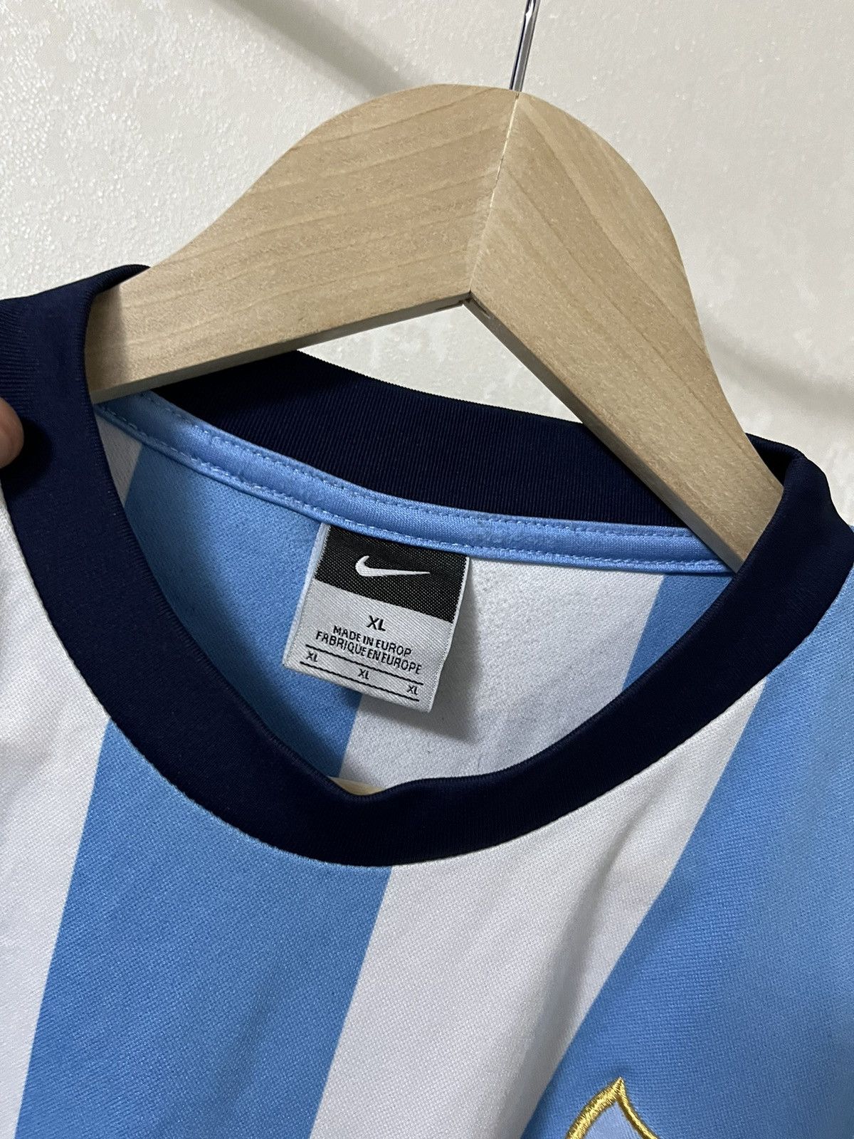 Vintage Malaga Vintage 11/12 Home Eliseu Jersey Size US XL / EU 56 / 4 - 5 Thumbnail
