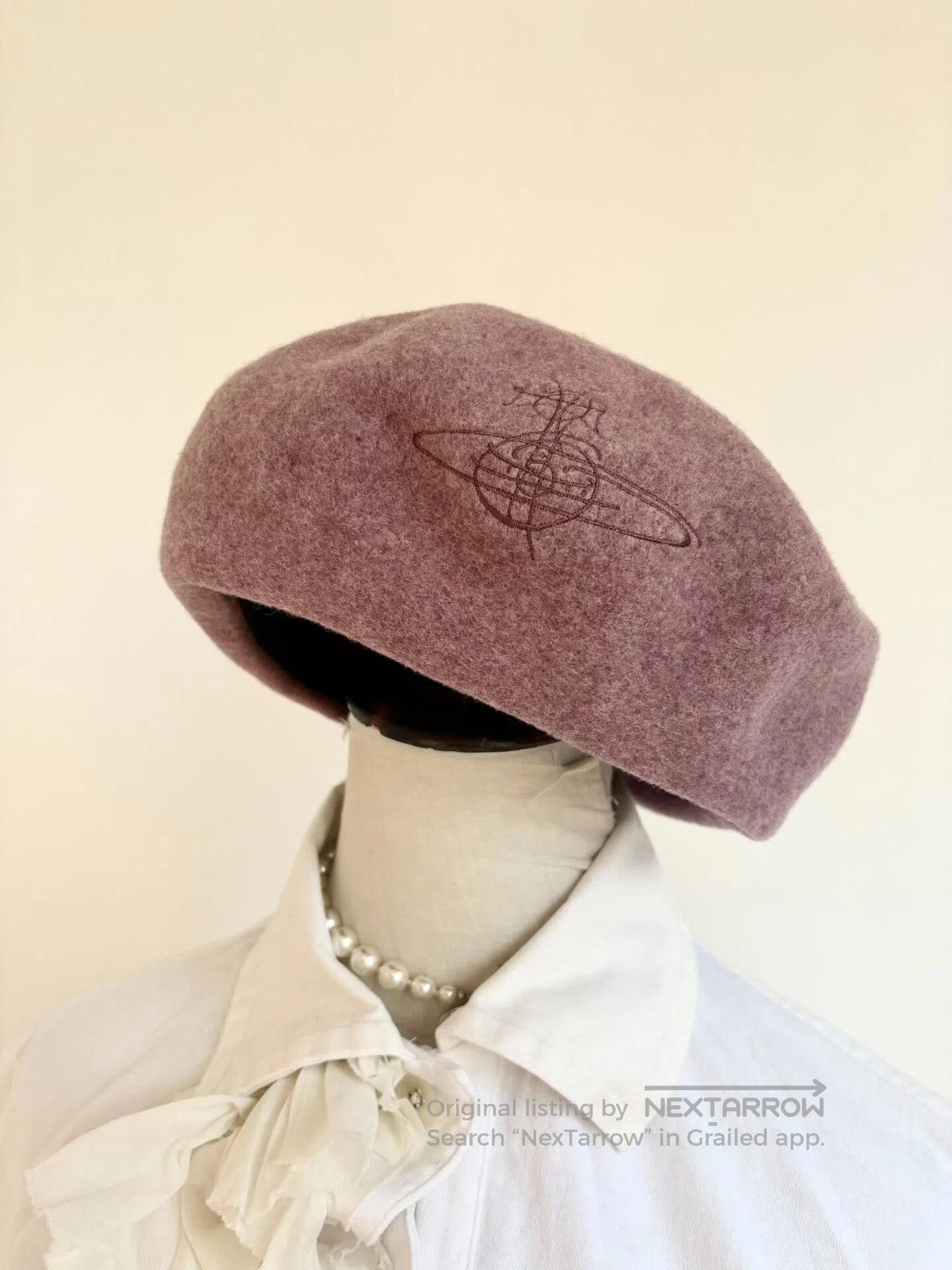 Vivienne Westwood Vivienne Westwood Pink Beret Hat. Size ONE SIZE - 2 Thumbnail