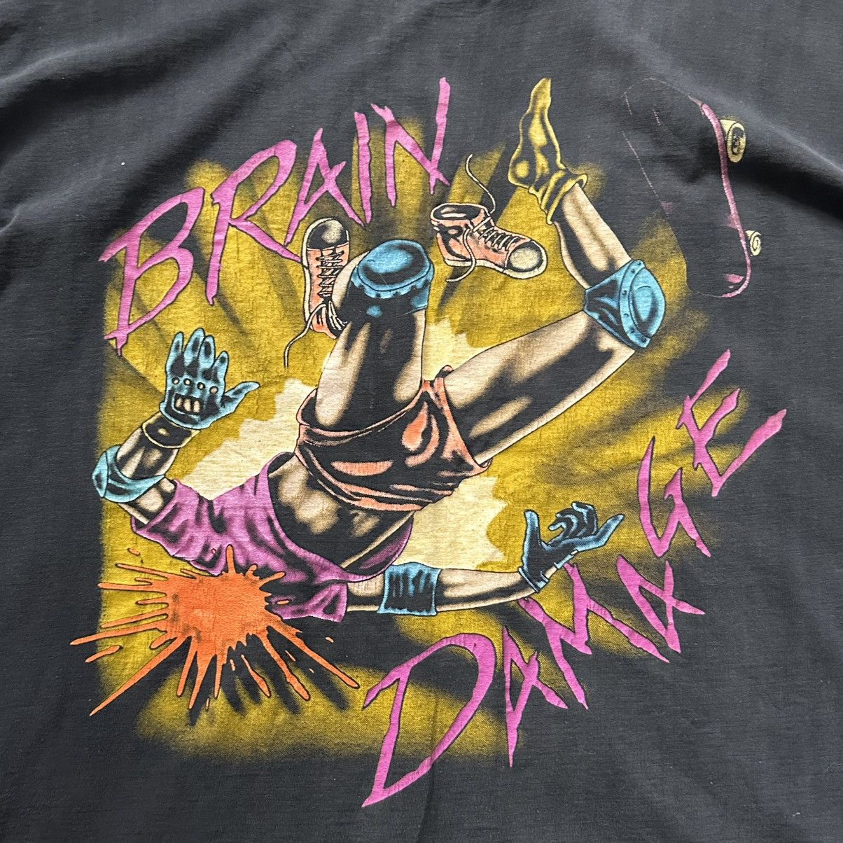 Vintage vintage brain damage single stitch vintage tee Size US L / EU 52-54 / 3 - 5 Thumbnail
