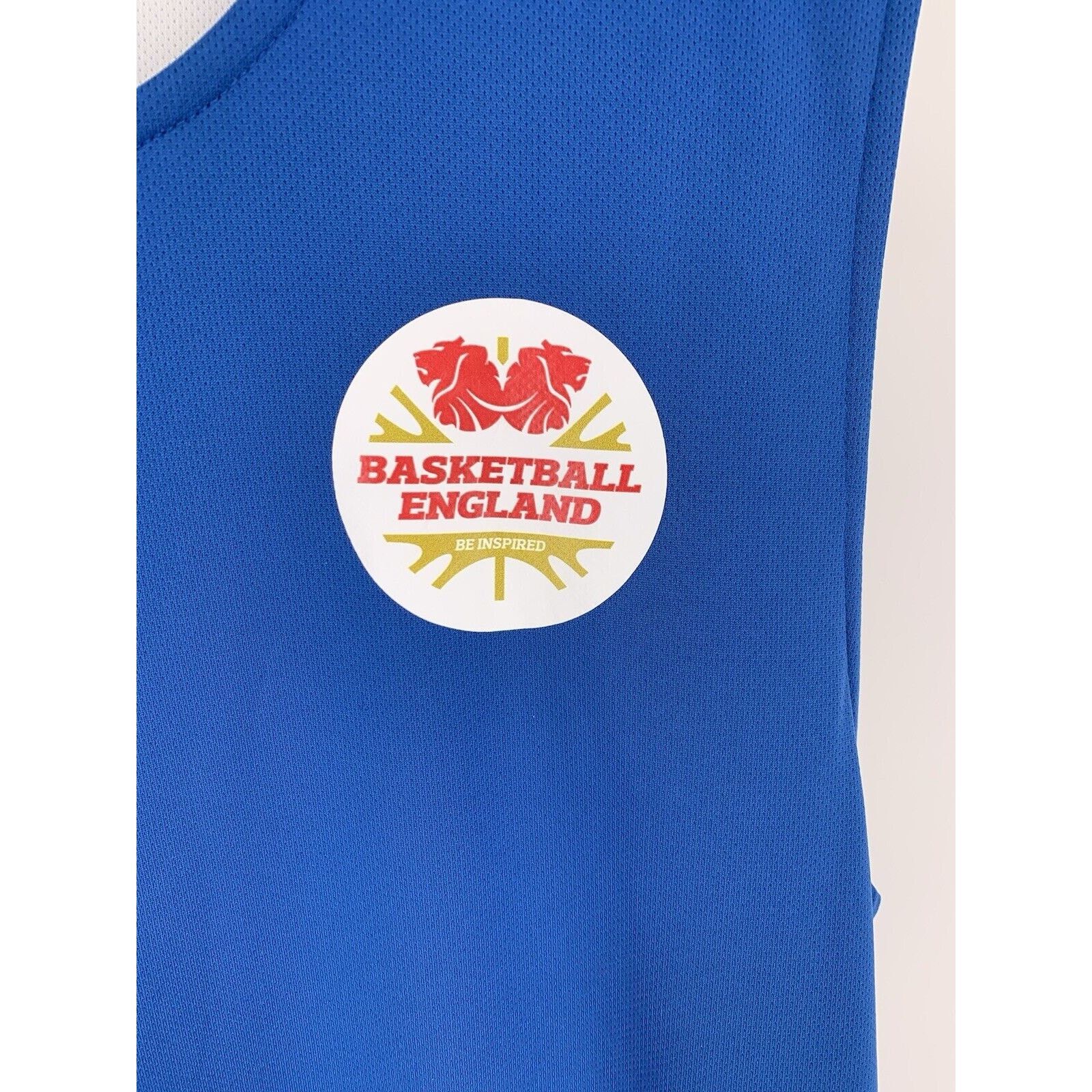 Kappa Kappa Jersey White/Blue Basketball England Reversible 2017 M Size US M / EU 48-50 / 2 - 8 Thumbnail