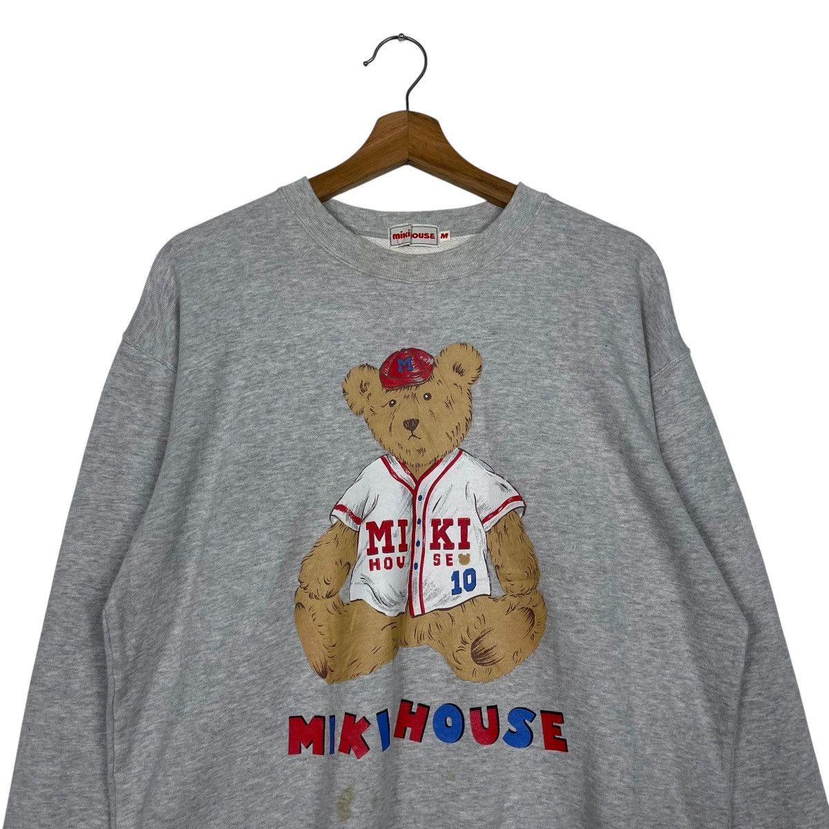 Vintage Vintage Miki House Big Logo Crewneck Sweatshirt Size US M / EU 48-50 / 2 - 2 Thumbnail