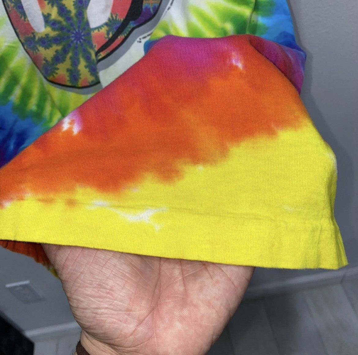 Liquid Blue × The Rolling Stones × Vintage Vintage Rolling Stones Liquid Blue Tie Dye 1994 Tour Promo Size US XL / EU 56 / 4 - 5 Thumbnail