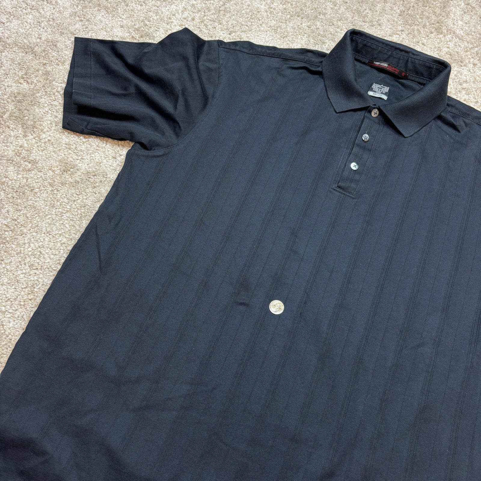Nike × Tiger Woods Nike Tiger Woods Collection Striped Performance Polo Men's L Size US L / EU 52-54 / 3 - 11 Thumbnail