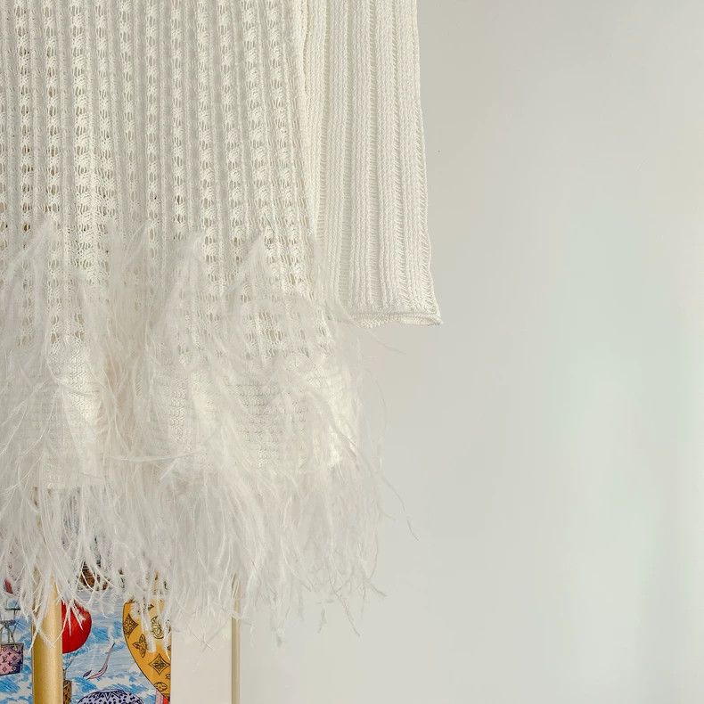 Valentino Valentino White openwork dress Size M / US 6-8 / IT 42-44 - 5 Thumbnail