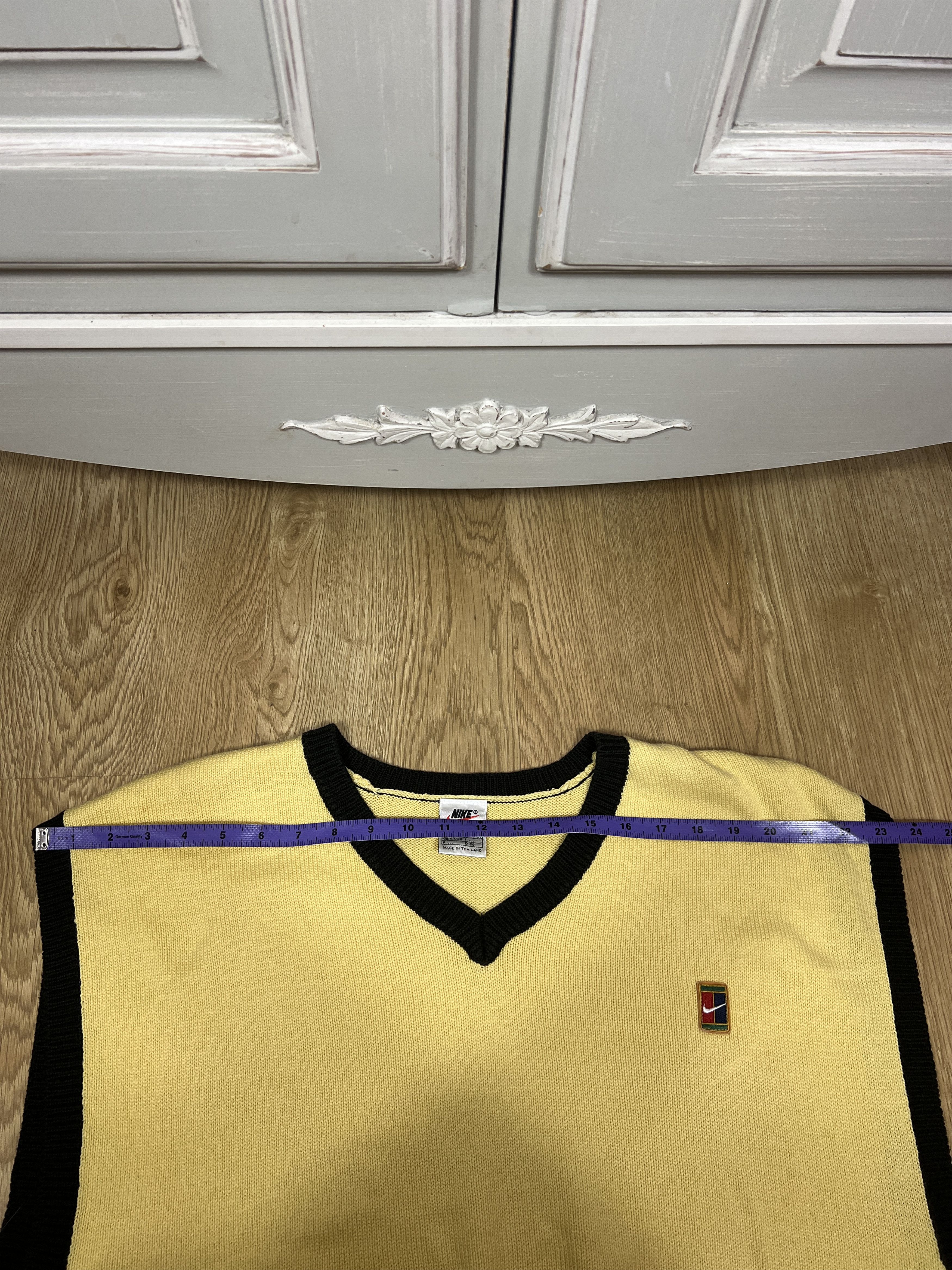 Nike × Vintage vintage nike court knit cottone vest sweater jumper 00s y2k Size US XXL / EU 58 / 5 - 7 Thumbnail