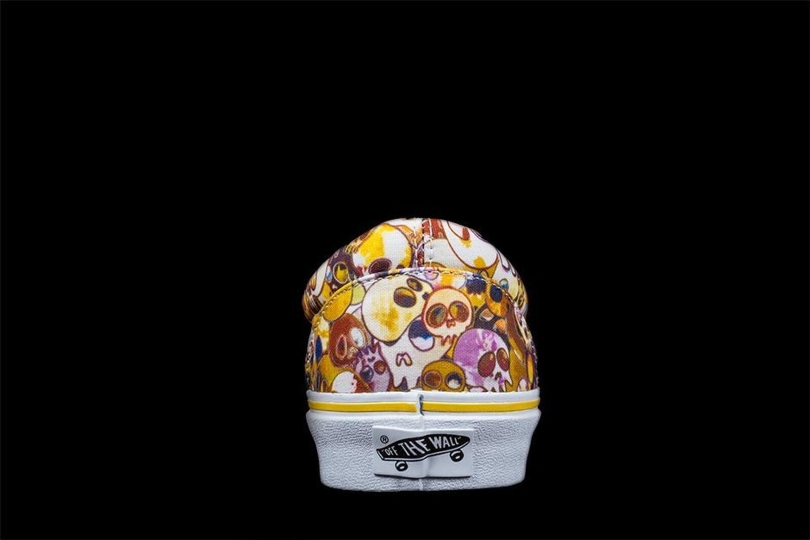 Vans Vans Classic Slip-On LX x Takashi Murakami Yellow Skull Size US 5.5 / EU 38 - 4 Thumbnail
