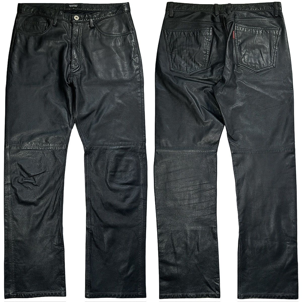 Burberry Burberry Black Label Leather Trousers Size US 28 / EU 44 - 1 Thumbnail