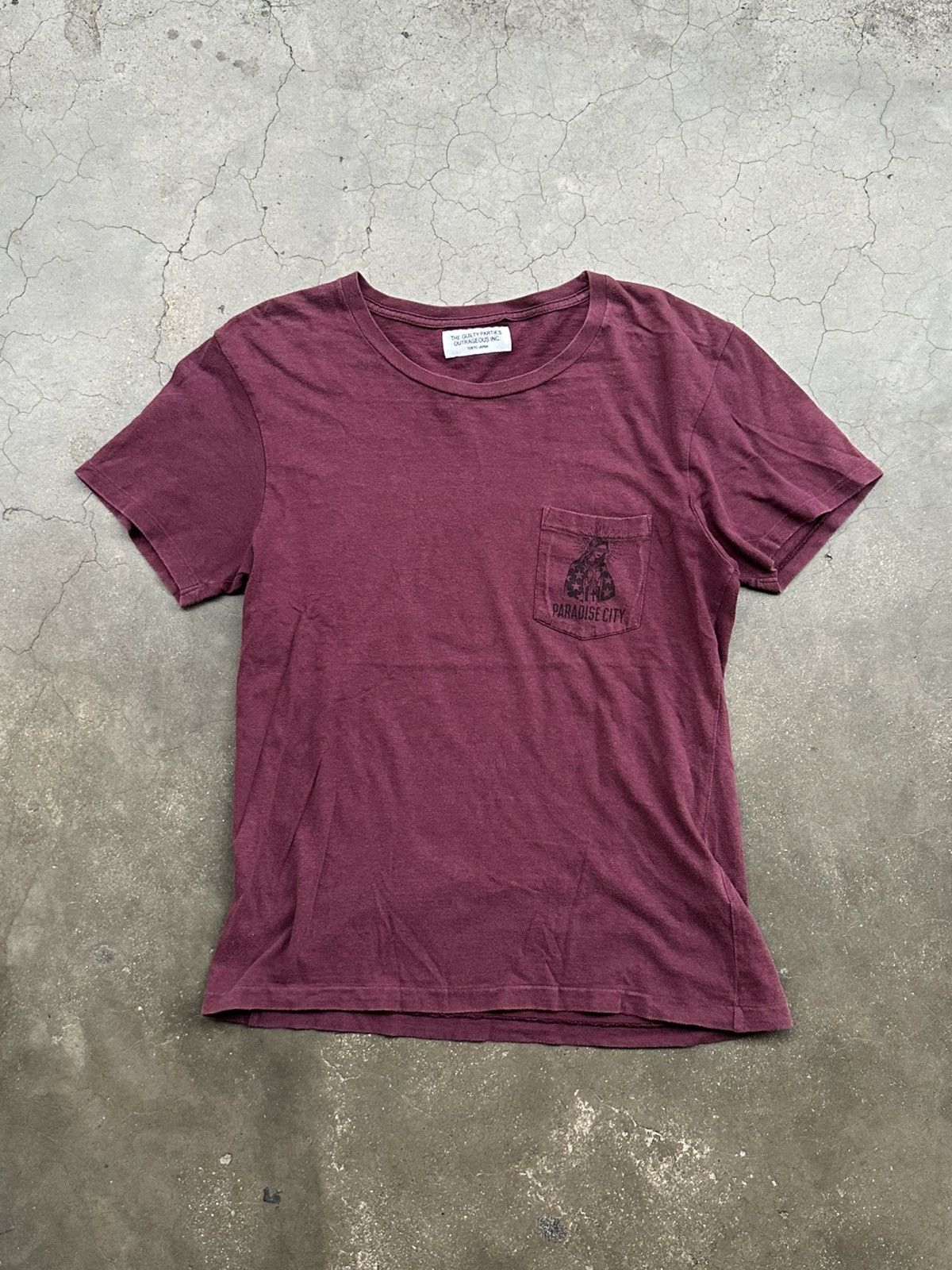 Wacko Maria Guilty Parties By Wacko Maria Logo Pocket Tee Shirt Medium Size US M / EU 48-50 / 2 - 2 Thumbnail