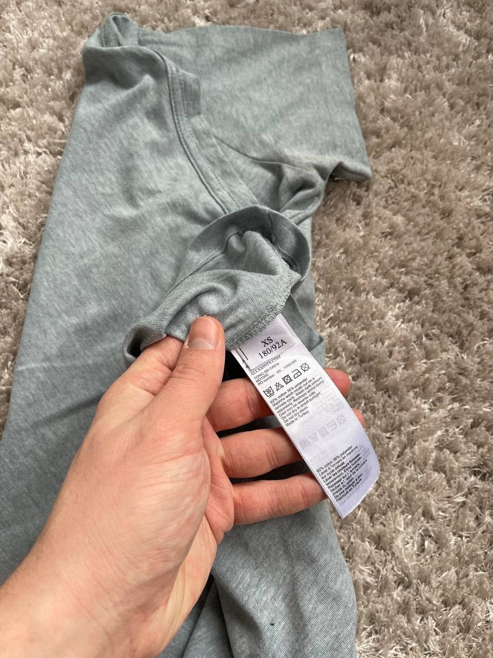 Allsaints × Designer × Streetwear Allsaints tee shirt casual mini logo streetwear sale Size US XS / EU 42 / 0 - 7 Thumbnail