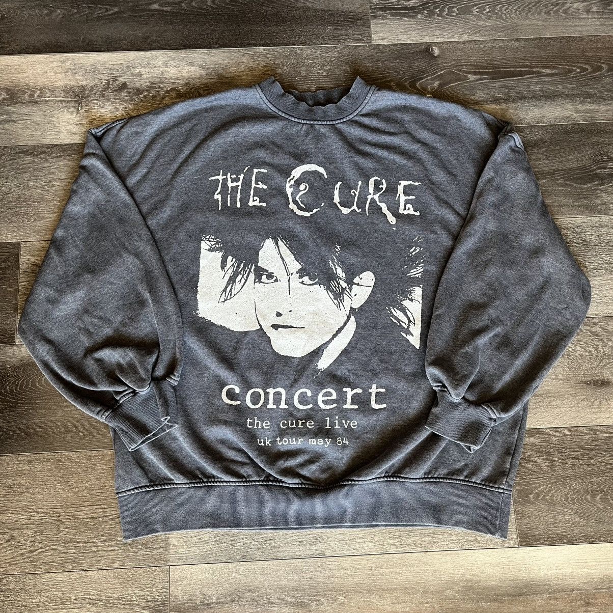 The Cure Divided H&M Robert Smith Live Concert 1984 Crewneck