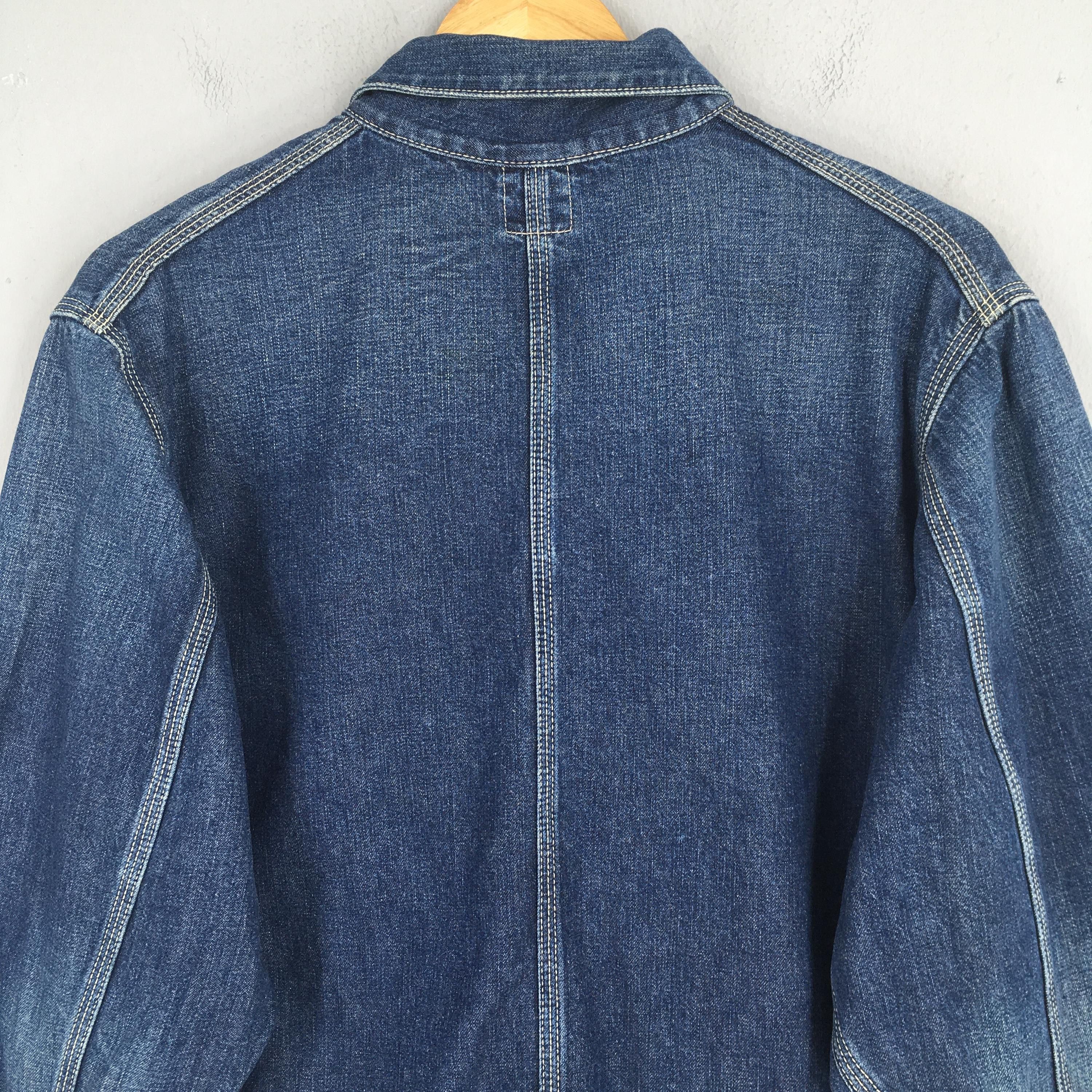 Lee Vintage 90's Lee Sanforized Denim Worker Jacket Medium Size US M / EU 48-50 / 2 - 9 Thumbnail