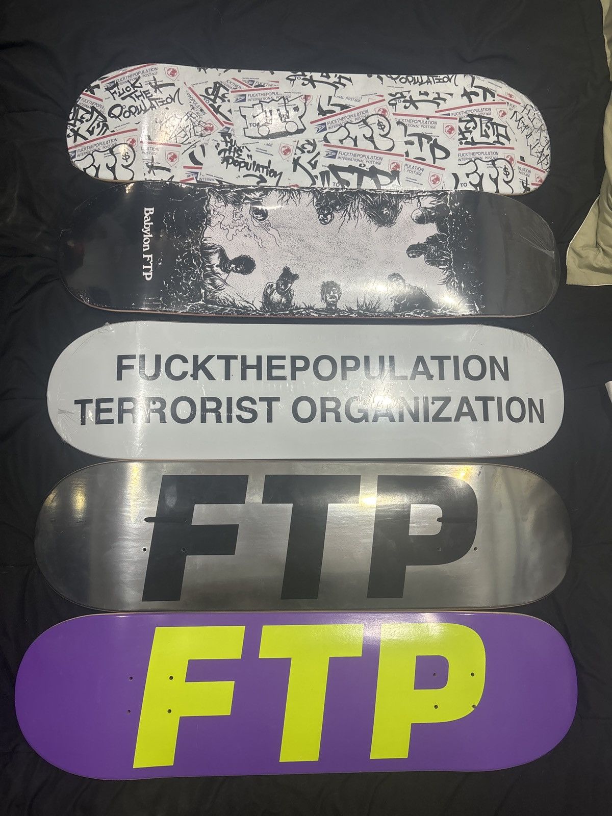 Fuck The Population FTP Boards Size ONE SIZE - 1 Preview