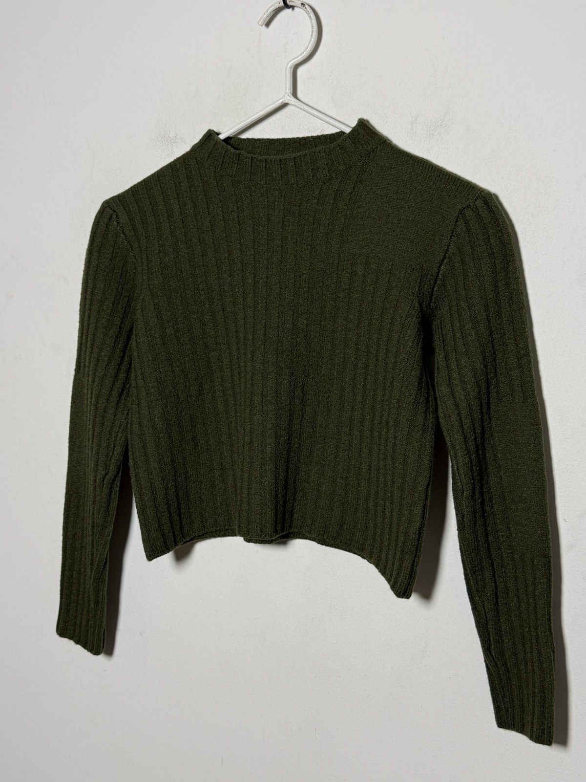 C.P. Company C.P. Company Cropped Ribbed Knit Sweater Size XS / US 0-2 / IT 36-38 - 2 Thumbnail