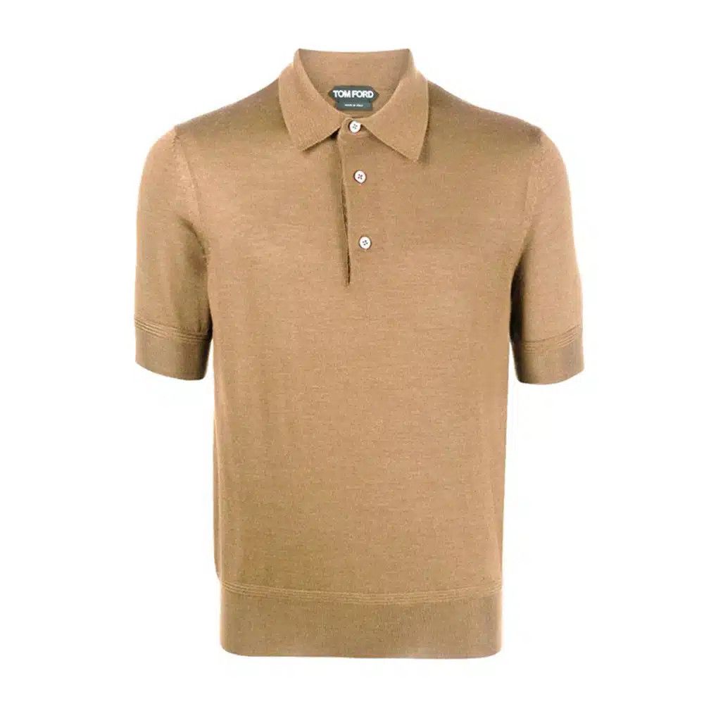 Tom Ford o1loc1c0825 KPS008 Polo Shirt in Brown Size US M / EU 48-50 / 2 - 1 Preview