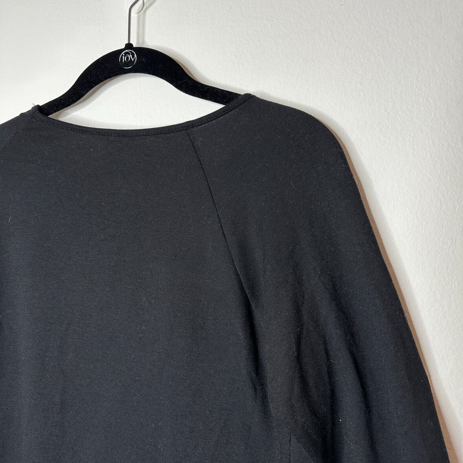 Other Peyton Jensen Black Ruched Side Tie Banded Cuff Blouse XS Size XS / US 0-2 / IT 36-38 - 9 Thumbnail