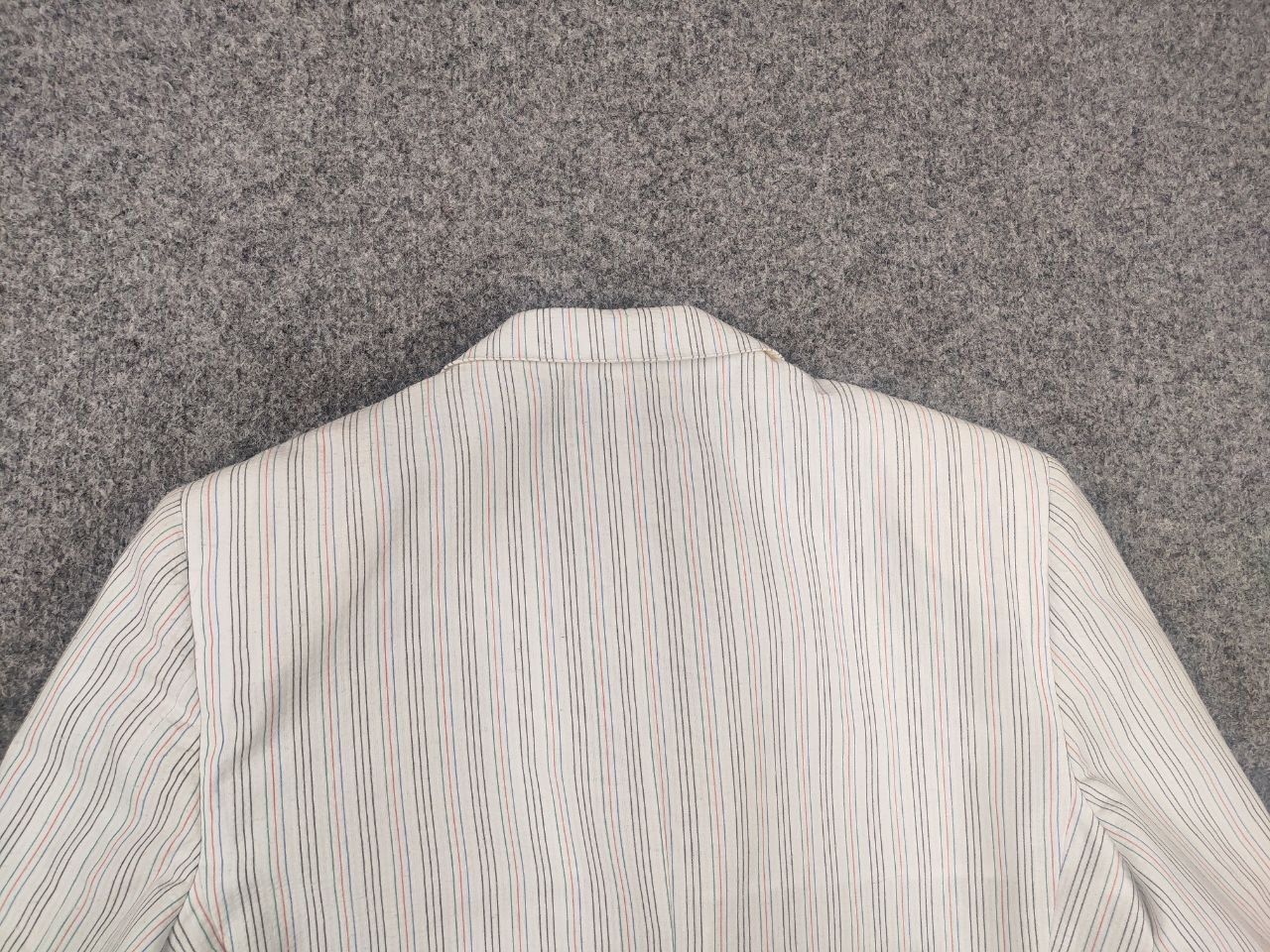 Yves Saint Laurent Vintage 80's Yves Saint Laurent France striped Blazer Jacket Size US M / EU 48-50 / 2 - 12 Thumbnail