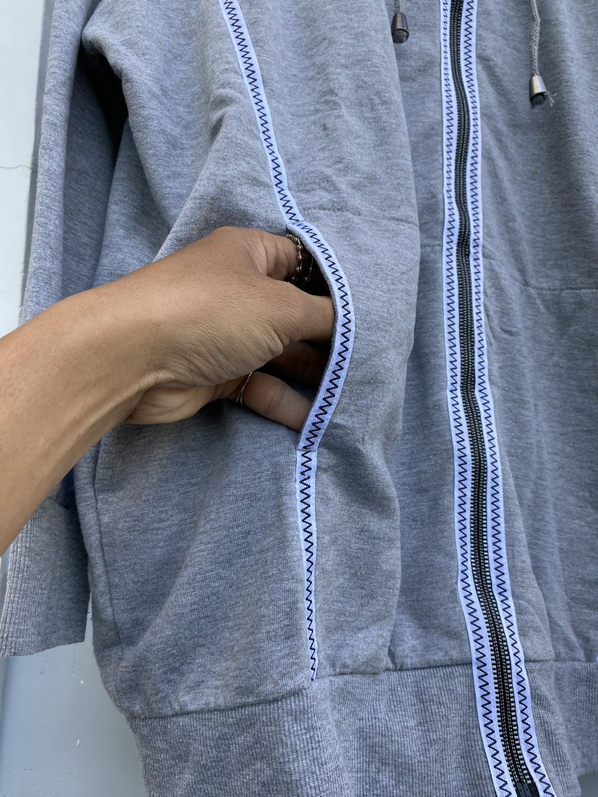Japanese Brand × Vintage Japanese Brand Hoodie & Sweatshirt, 2way 2side Style Size L / US 10 / IT 46 - 13 Thumbnail