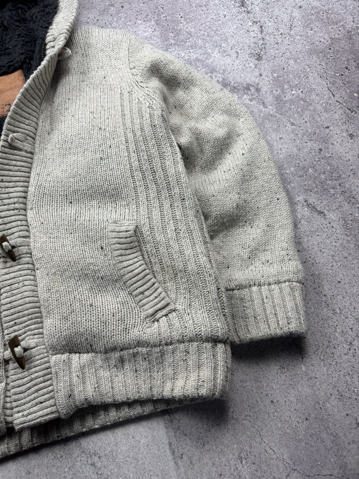 If Six Was Nine If Six Was Nine LGB Styled Knitted Fur Brown Y2K Zip Hoodie Size US L / EU 52-54 / 3 - 5 Thumbnail