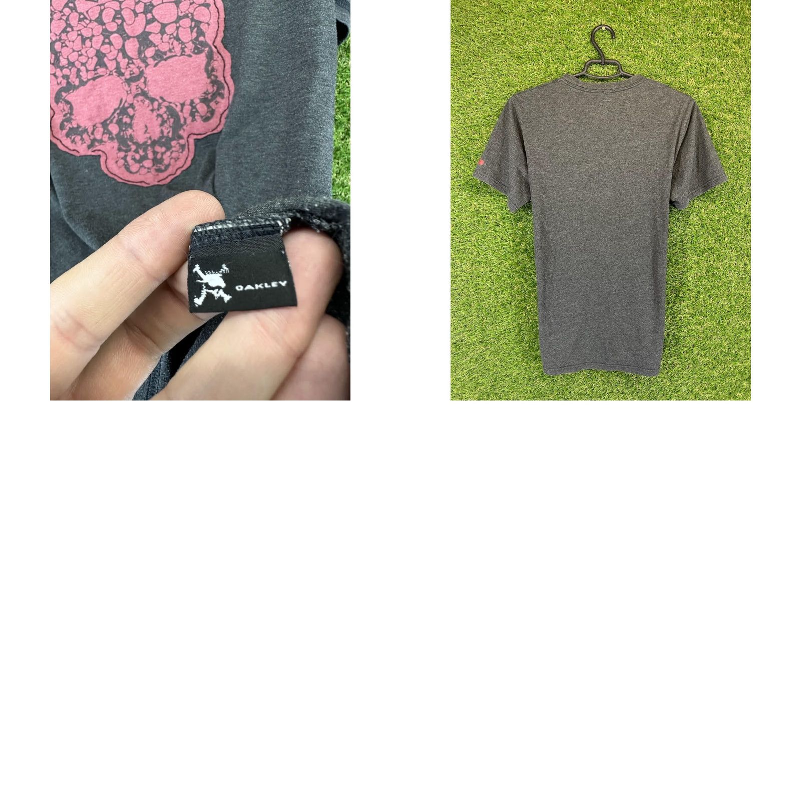 Oakley OAKLEY Skull Original Men Casual Shirt T-Shirt Tee Jersey Size S Gray Regular Men's Short Sleeve Jersey Logo Decade Skull Theme Shirt Size US S / EU 44-46 / 1 - 8 Thumbnail