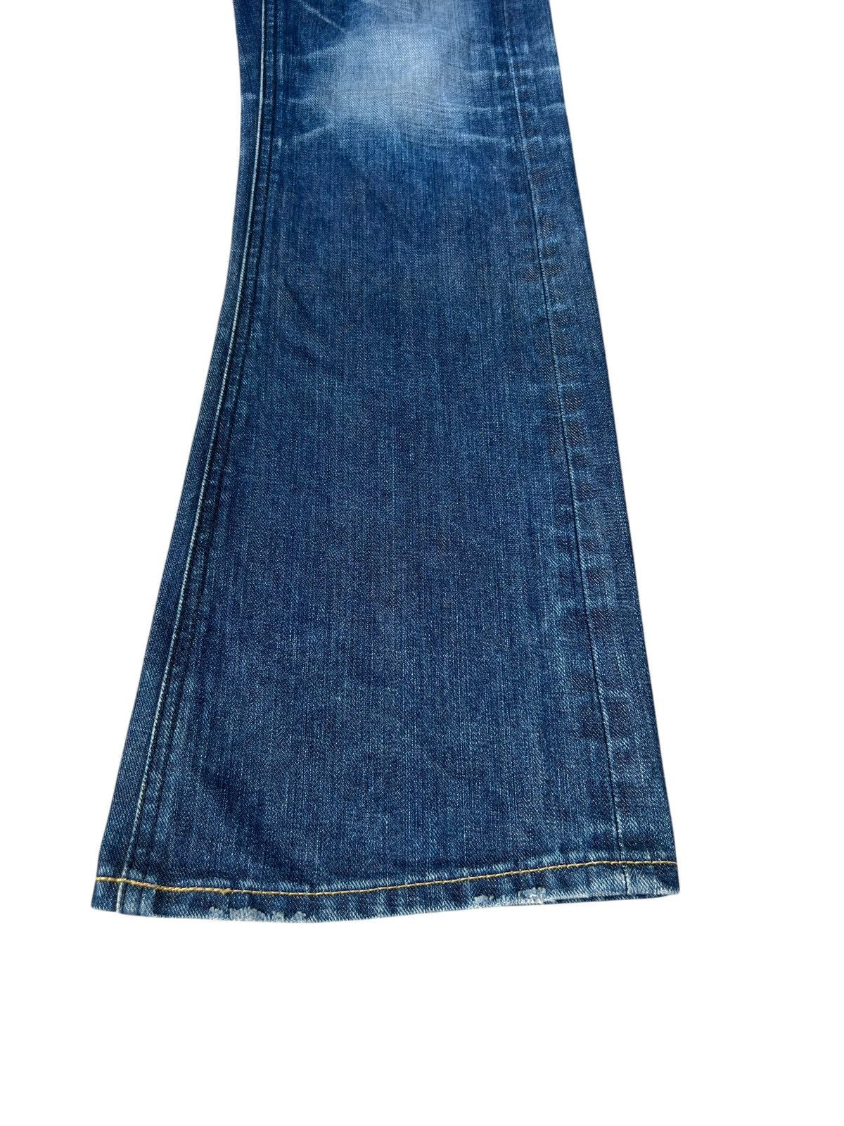 Lee Vintage Y2K Lee Riders Faded Denim Flare Jeans Size US 30 / EU 46 - 13 Thumbnail