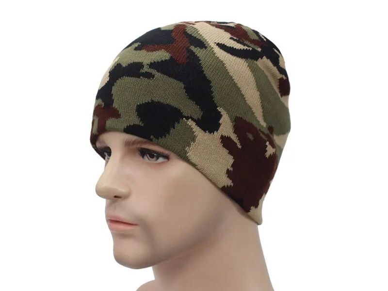 Other Camouflage Knitted Hat Beanie Size ONE SIZE - 2 Thumbnail