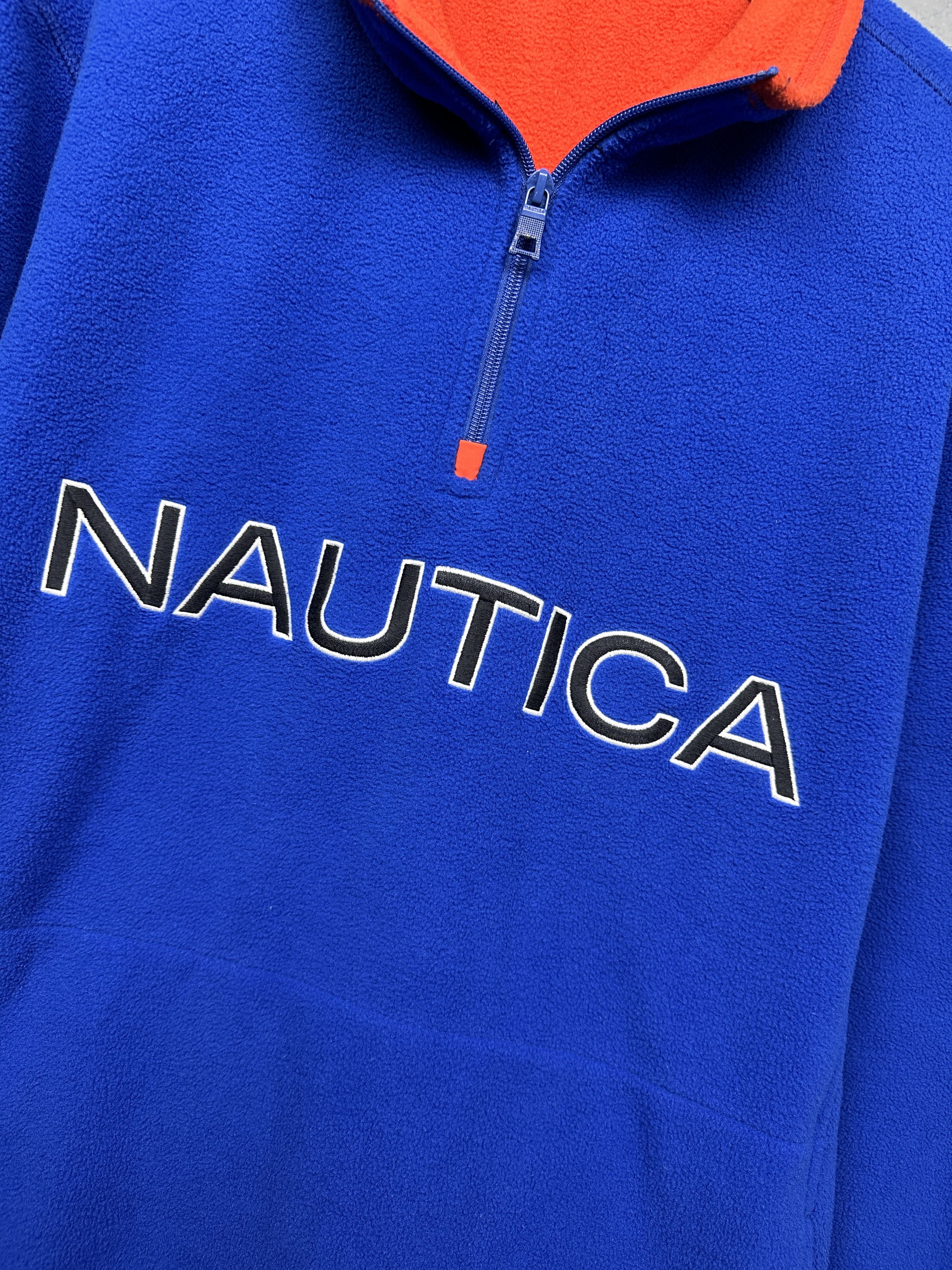 Nautica Nautica 1\4 Zip Fleece Mens Jacket Size US L / EU 52-54 / 3 - 3 Thumbnail