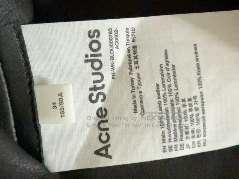 Acne Studios Acne Studios Black leather shirt Size S / US 4 / IT 40 - 3 Thumbnail