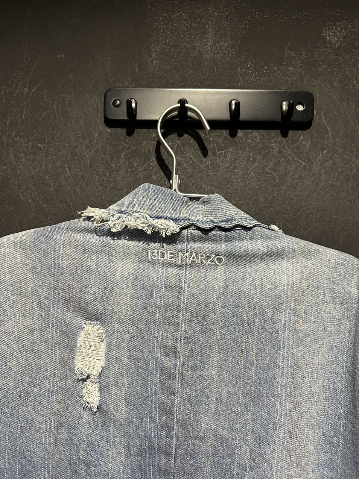 13DE MARZO 13DE MARZO x SMILEY Denim Jacket/ Blazer Size S / US 4 / IT 40 - 2 Thumbnail