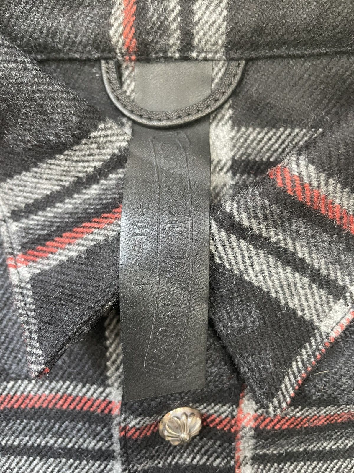 Chrome Hearts Chrome Hearts Gas Station Plaid Cashmere Cross Patch Shirt Size US S / EU 44-46 / 1 - 6 Thumbnail
