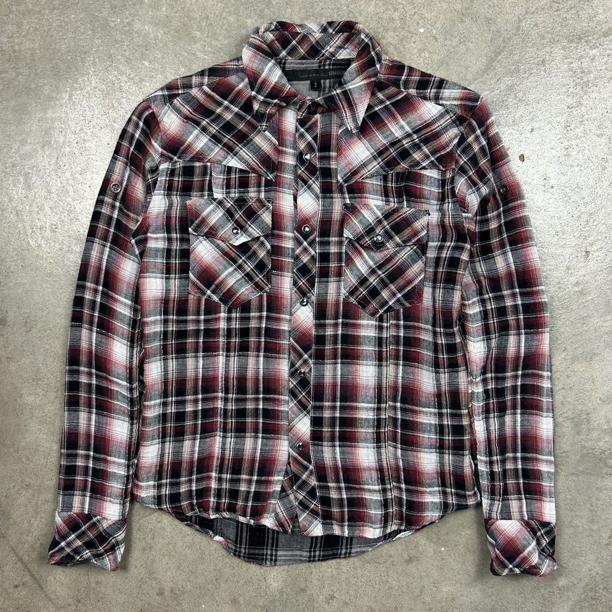 Schlussel Schlussel Western Shirt Brown Size US S / EU 44-46 / 1 - 4 Thumbnail