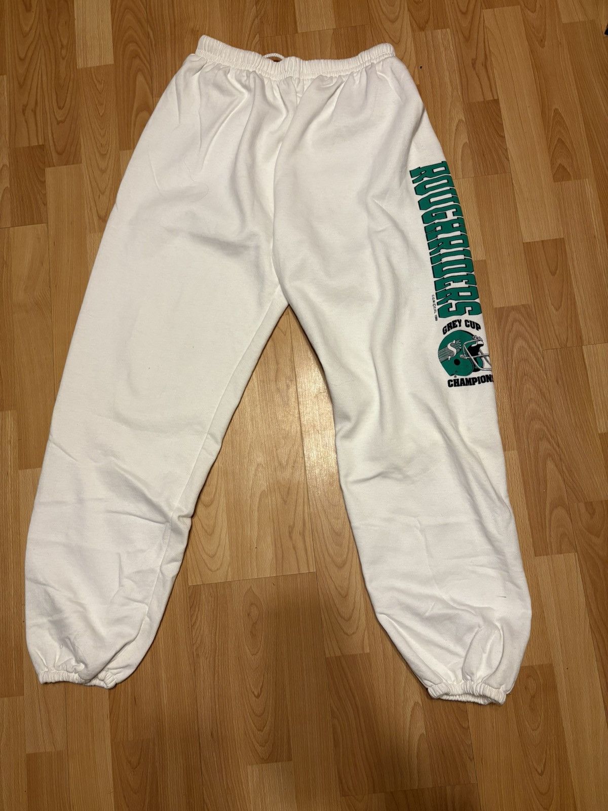 Vintage Vintage Saskatchewan Roughrider Sweatpants Grey Cup Grail Size US 32 / EU 48 - 1 Thumbnail