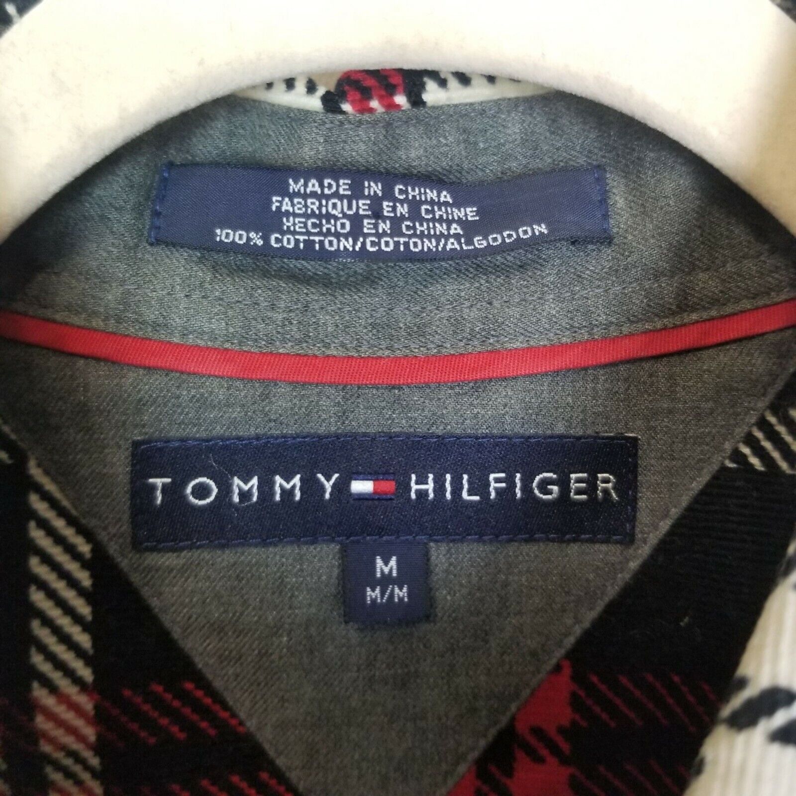 Tommy Hilfiger Tommy Hilfiger Mens Plaid Flannel Shirt Sz M Preppy Gorpcore Size US M / EU 48-50 / 2 - 6 Thumbnail