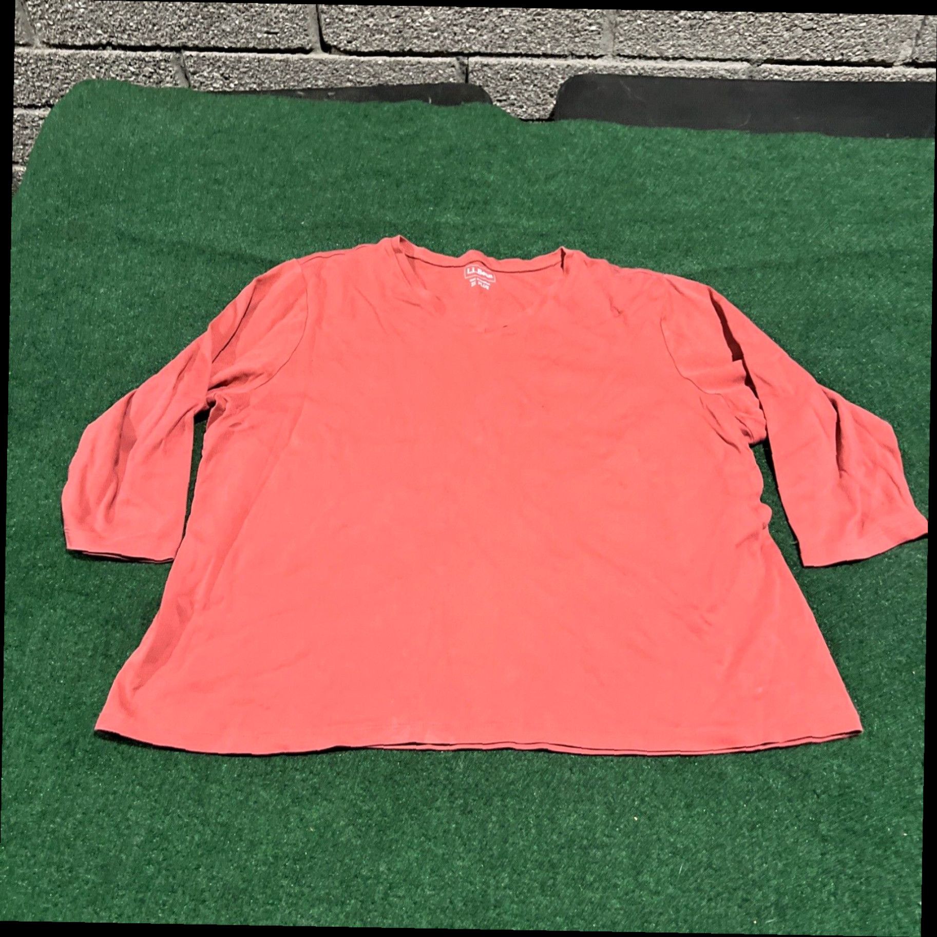 Vintage LL Bean Womens Shirt Size 2X-Plus Red Long Sleeve Size XXL / US 16-18 / IT 52-54 - 1 Thumbnail