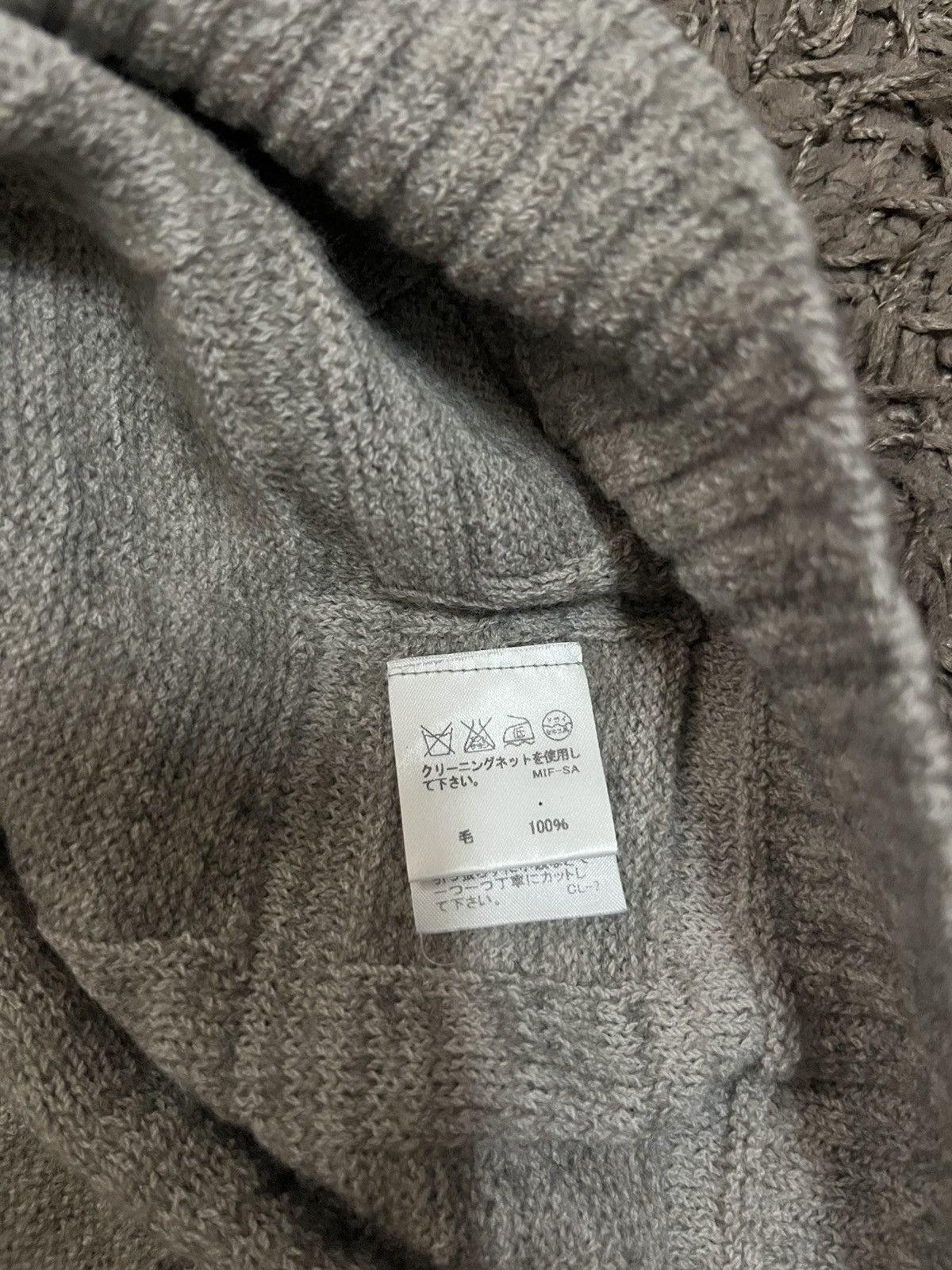 Issey Miyake 1990s checker drop hem asymmetrical knits #F3 Size M / US 6-8 / IT 42-44 - 10 Thumbnail
