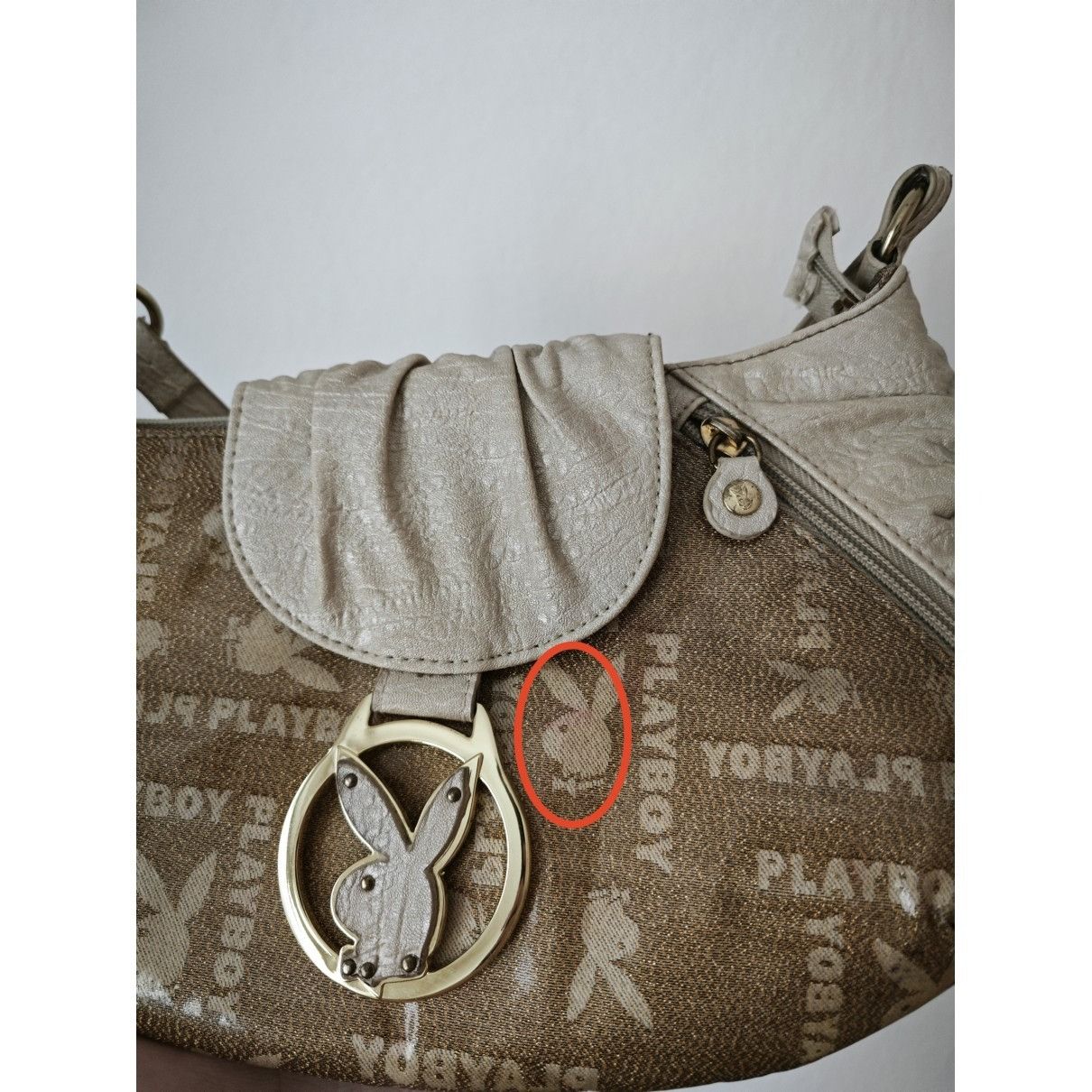 Playboy white leather playboy handbag Size ONE SIZE - 3 Thumbnail