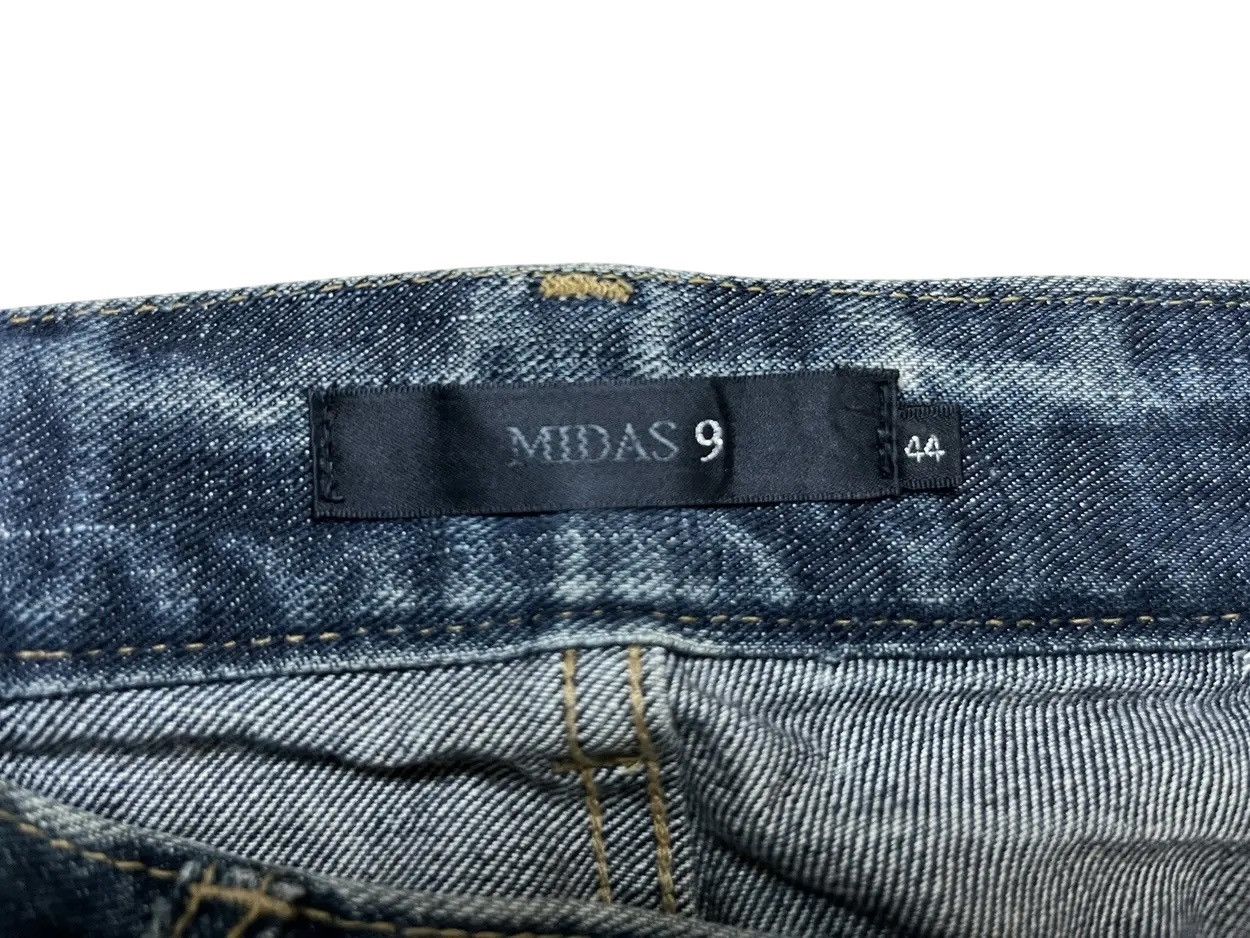 If Six Was Nine MIDAS Distressed Flare Jeans Size US 28 / EU 44 - 9 Thumbnail