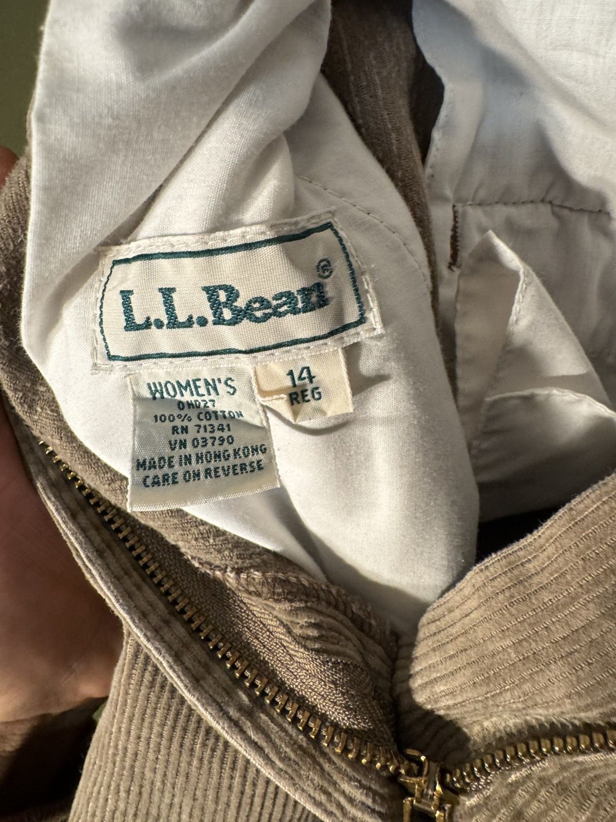 L.L. Bean L.L Bean khaki corduroy pants Size 36" / US 14 / IT 50 - 4 Thumbnail