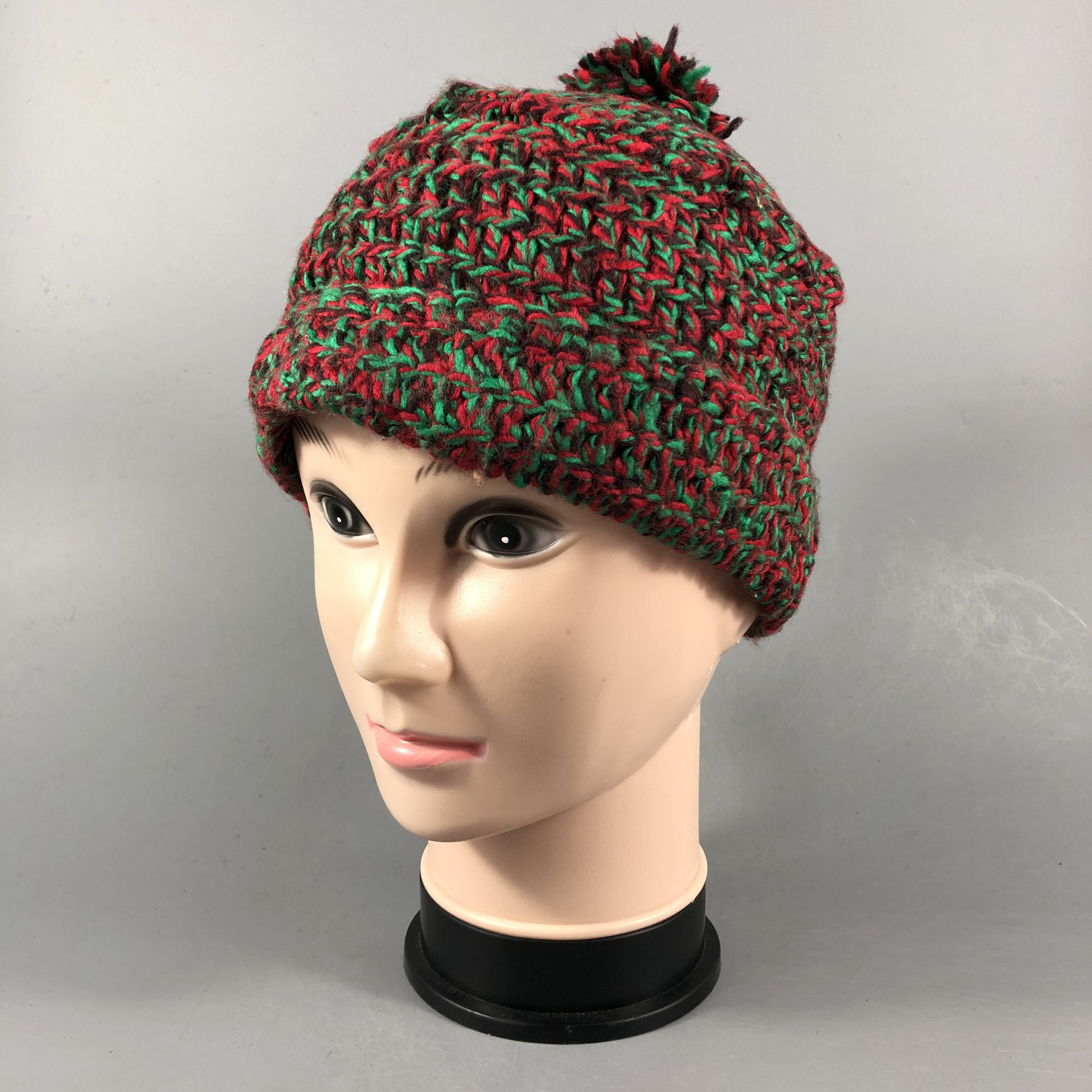 Japanese Brand Knitted Beanie Crochet Snowcap Hat Size ONE SIZE - 2 Thumbnail