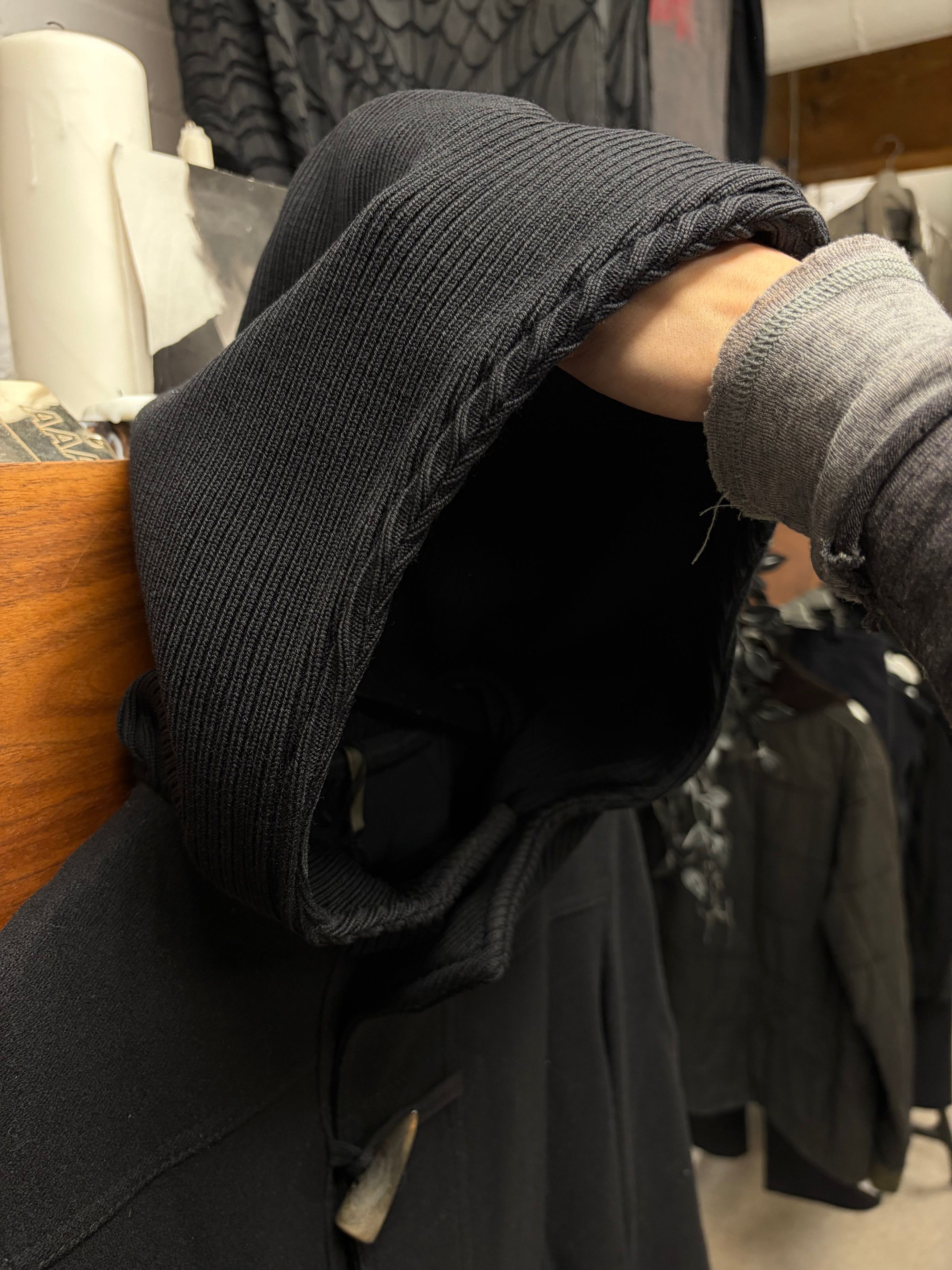 Dior Dior Homme Heavyweight Wool Coat with Horn ‘Toggle’ Closure Size US S / EU 44-46 / 1 - 3 Thumbnail