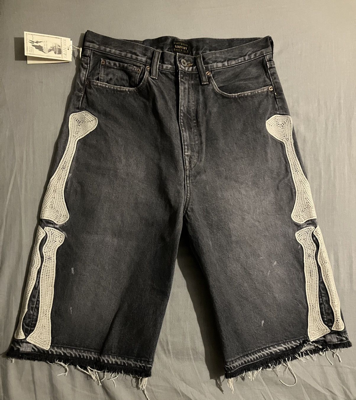 Kapital Kapital 14oz Denim 5P Bone Shorts 32 Size US 32 / EU 48 - 1 Thumbnail