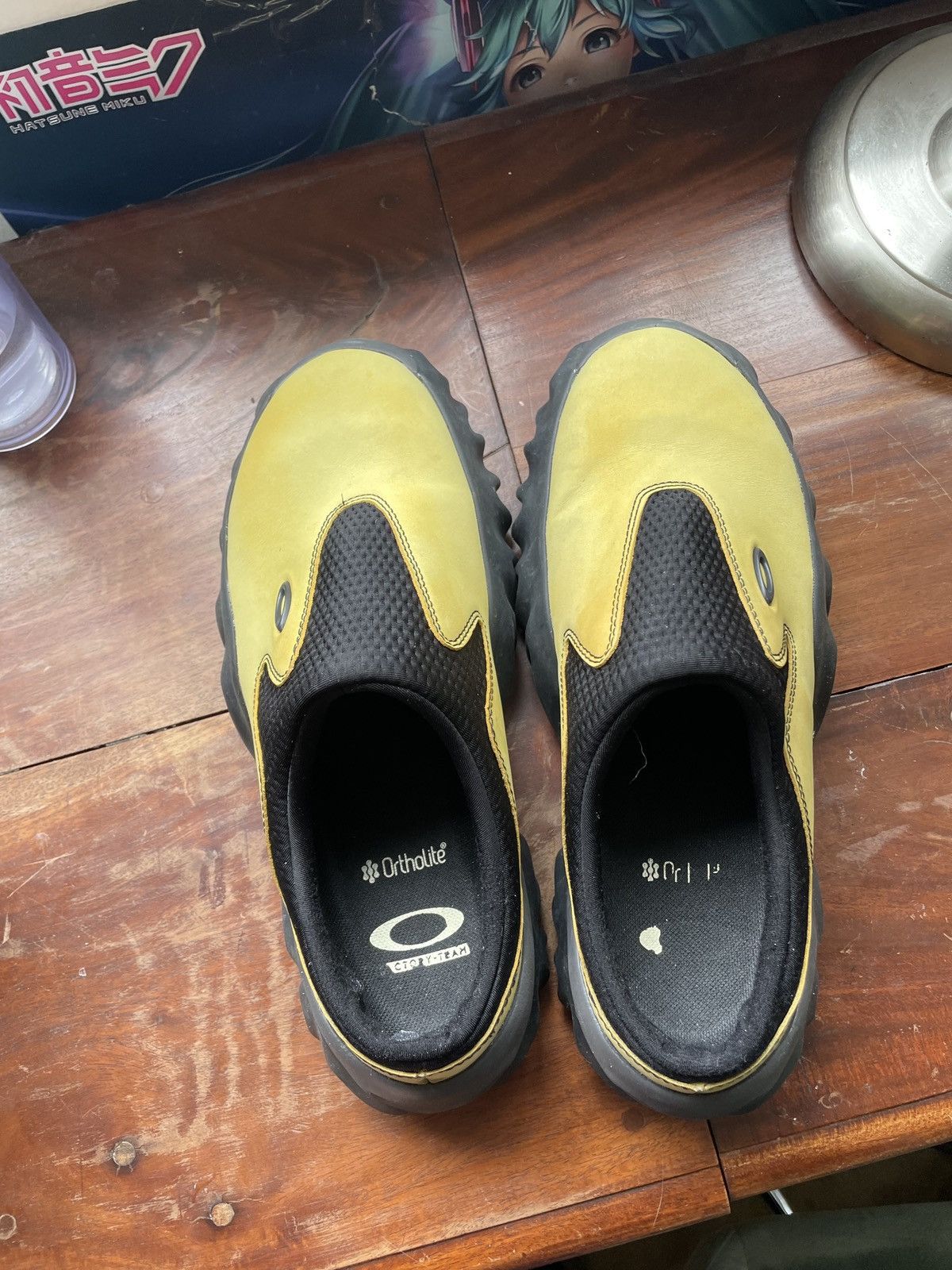 Brain Dead × Oakley Oakley Factory Team Chop Saw Mules Celery/Black Size US 8 / EU 41 - 8 Thumbnail