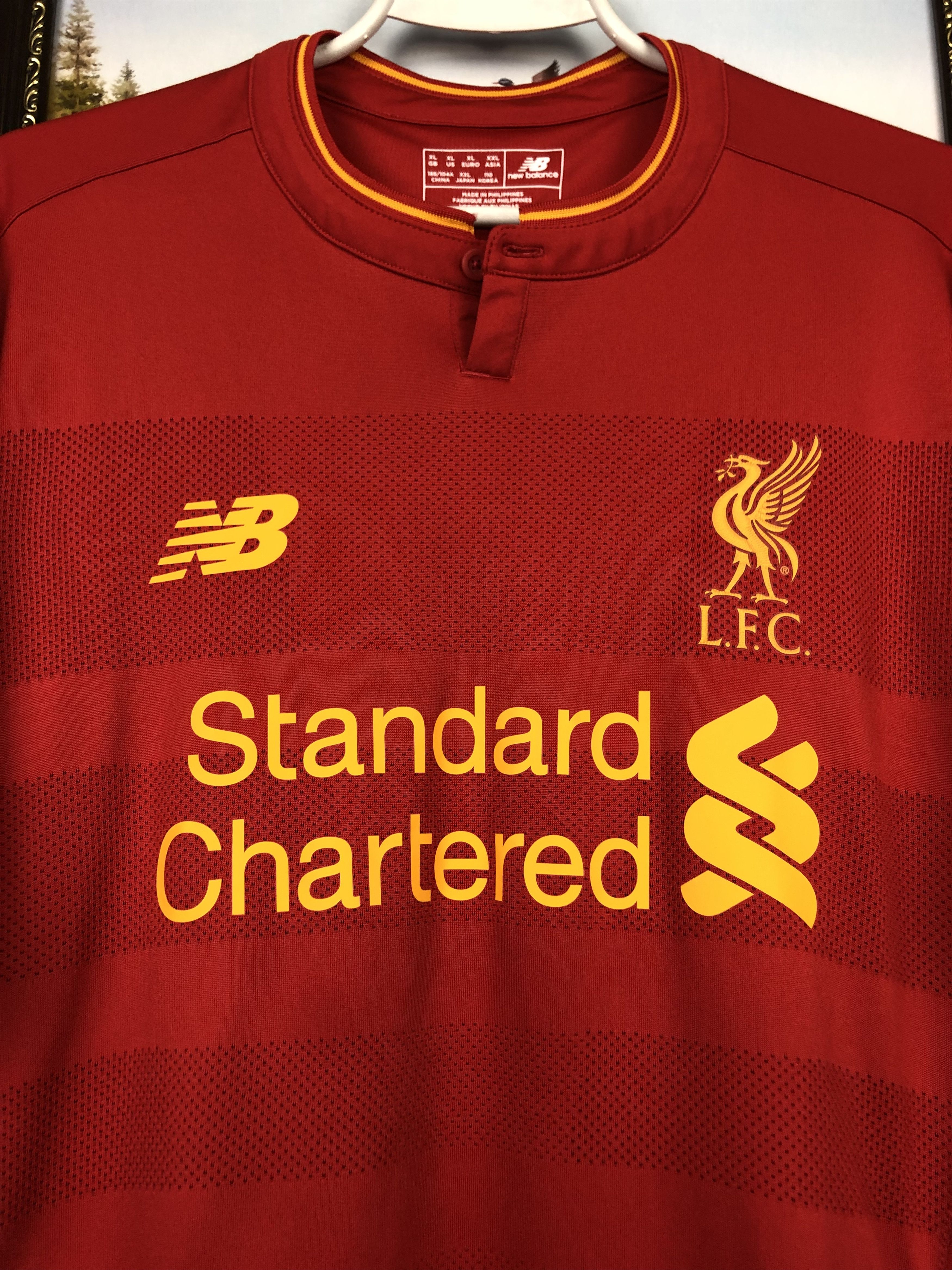 Other Liverpool football shirt 2016 Soccer Jersey Mens YNWA Jersey Size US XL / EU 56 / 4 - 3 Thumbnail