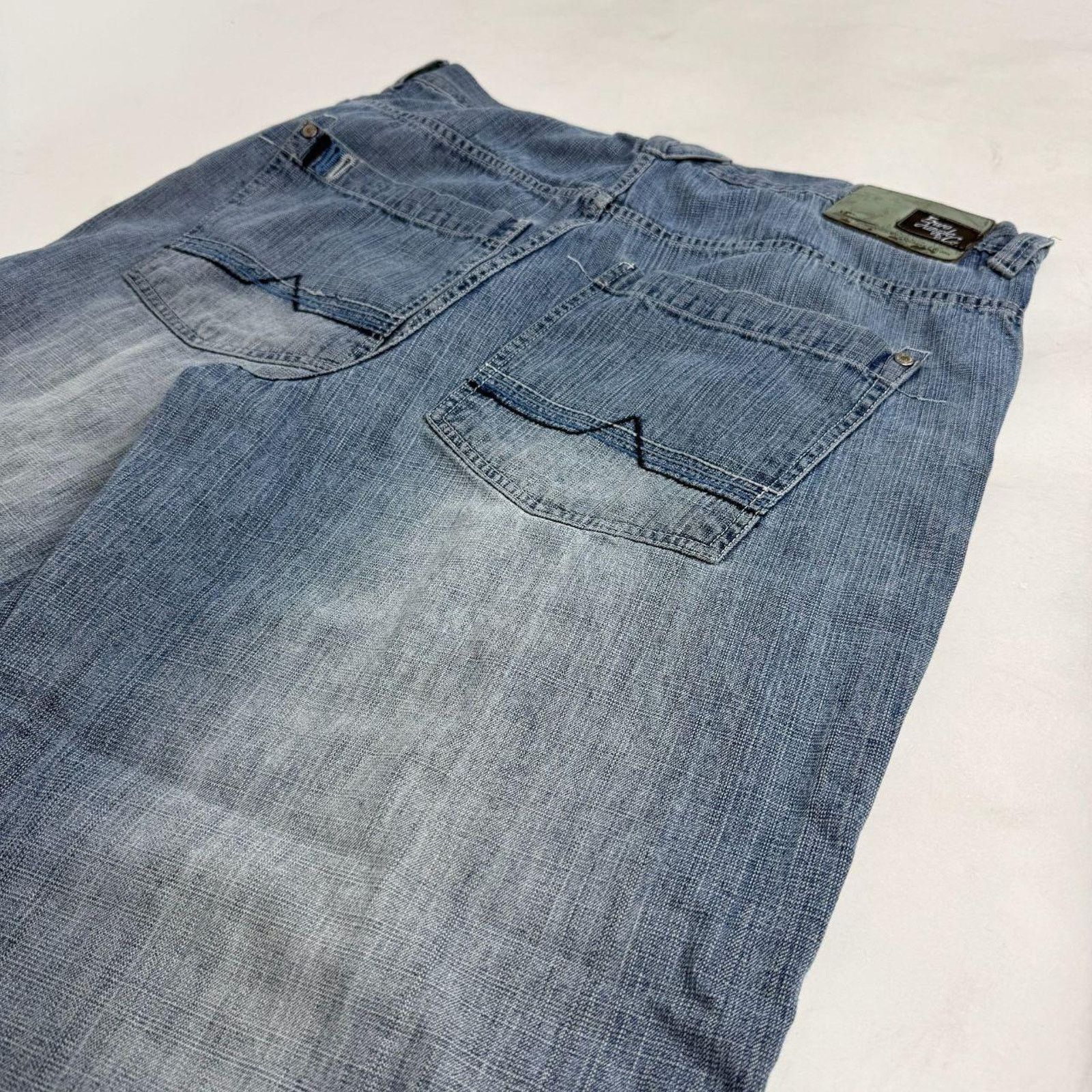 JNCO × Southpole × Vintage Vintage y2k faded grunge archive baggy wide leg skater jeans Size US 36 / EU 52 - 2 Thumbnail