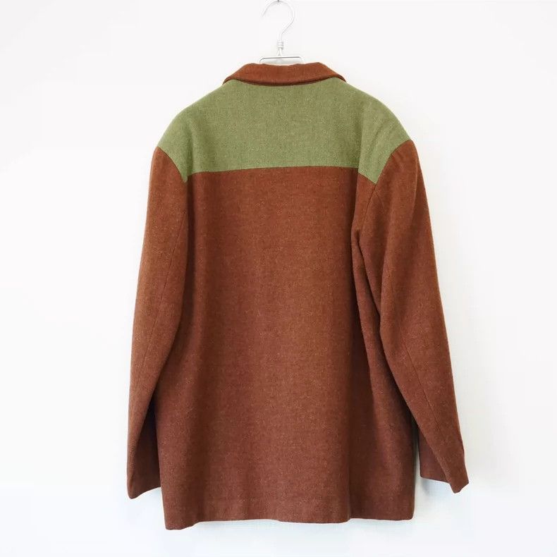 Yohji Yamamoto Yohji Yamamoto 90AW color patchwork wool coat-2505 Size US M / EU 48-50 / 2 - 2 Thumbnail